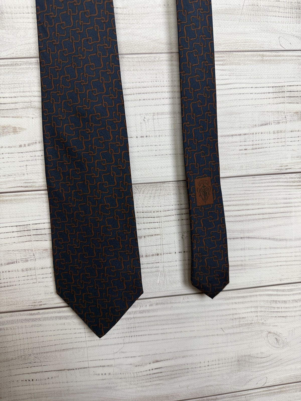 Gucci Vintage Gucci Silk Tie Made In Italy Size ONE SIZE - 3 Thumbnail