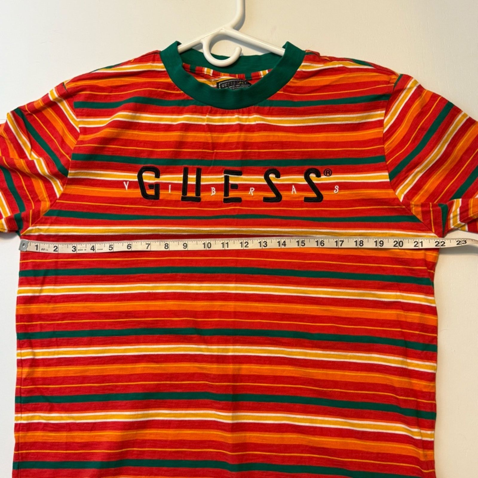 Guess Guess x J Balvin Vibras Tour Stripe Tee Size US M / EU 48-50 / 2 - 8 Thumbnail