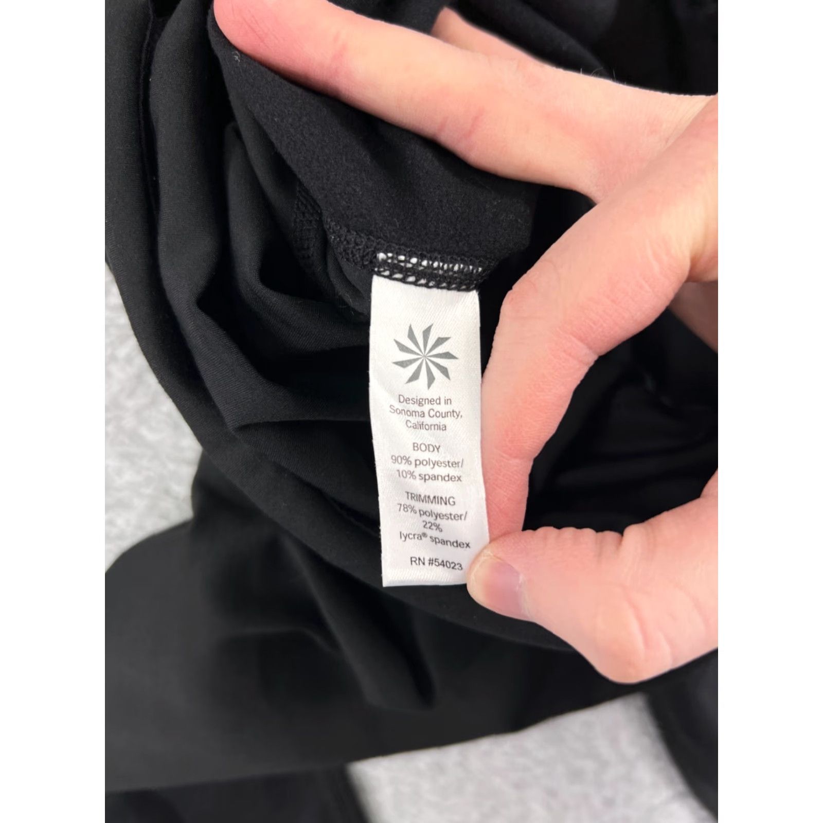 Athleta Athleta Pants Womens Extra Small Petite Black Leggings Polyester Stretch Yoga Size 26" / US 2 / IT 38 - 4 Thumbnail