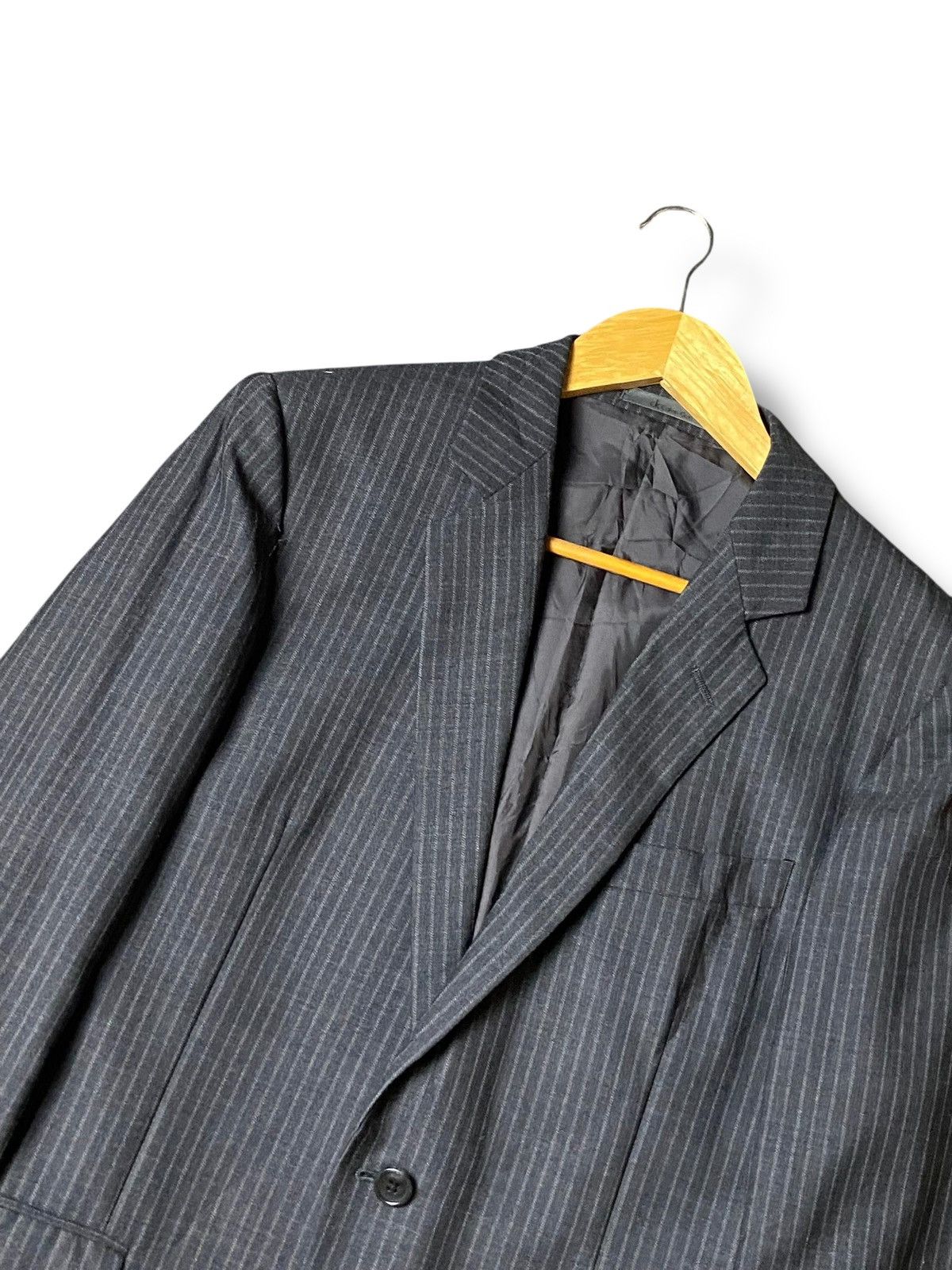 Calvin Klein × Designer × Vintage CK Calvin Klein Stripes Light Coat (121) Size US XXS / EU 40 - 8 Thumbnail
