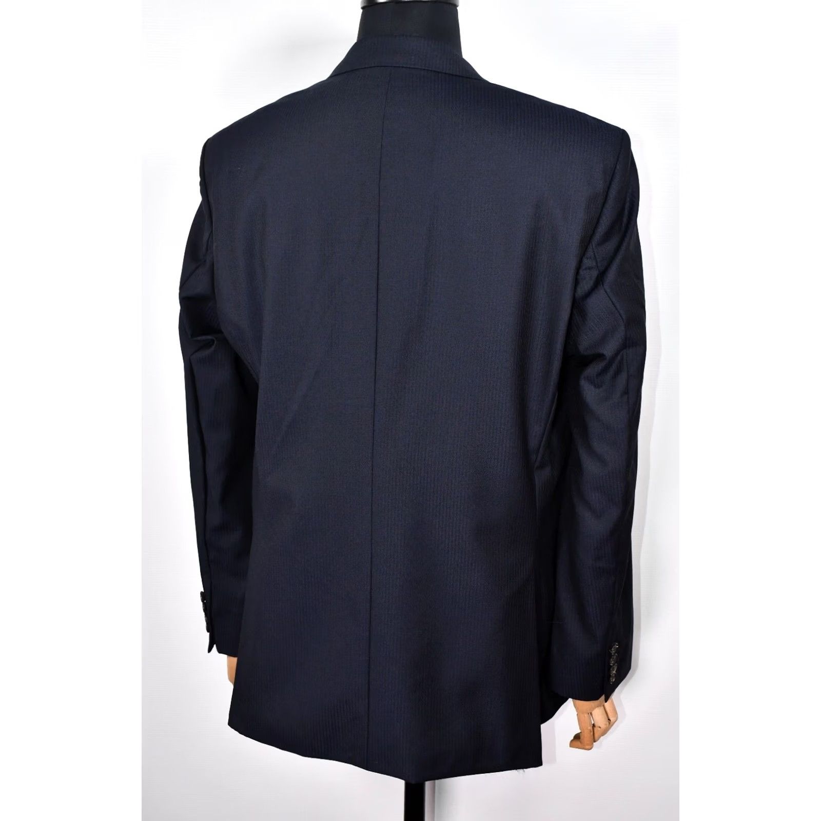 Hugo Boss HUGO BOSS Pasolini Movie US Wool Blazer Jacket Men 44 Blue Striped Blazer Mens Size 44 Vintage: No Size 44R - 3 Thumbnail