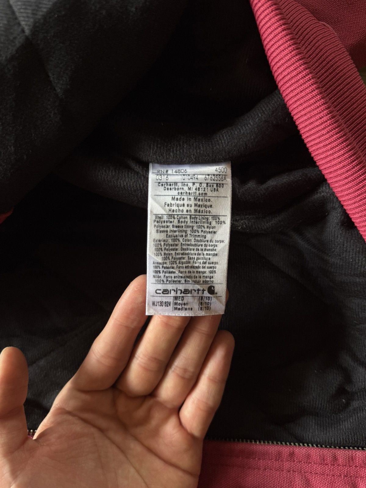 Carhartt Rare WJ130 624 Carhartt Jacket Size US M / EU 48-50 / 2 - 4 Thumbnail