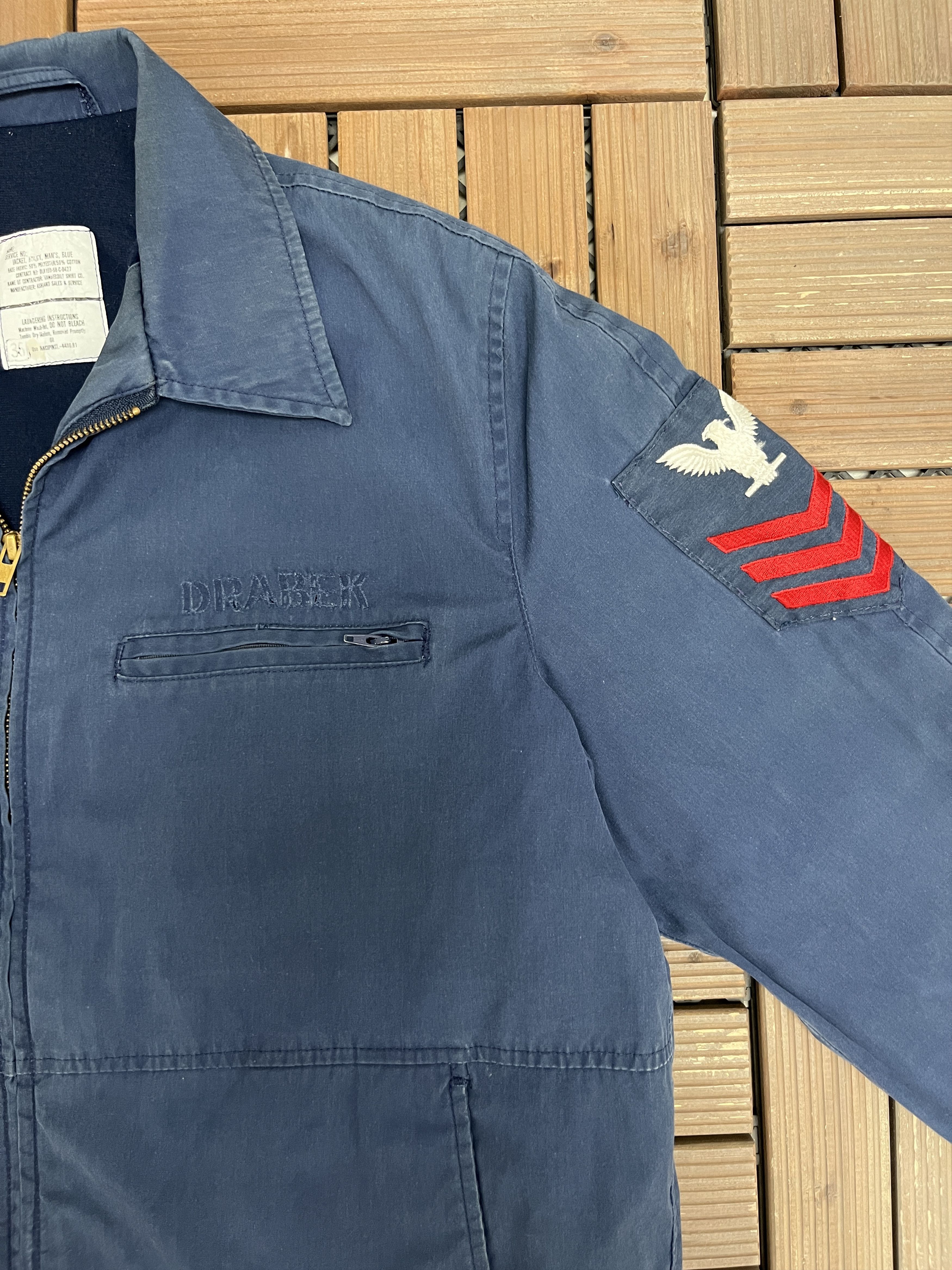 Vintage United States Navy Petty Officer First Class Vintage Jacket Size US L / EU 52-54 / 3 - 2 Thumbnail