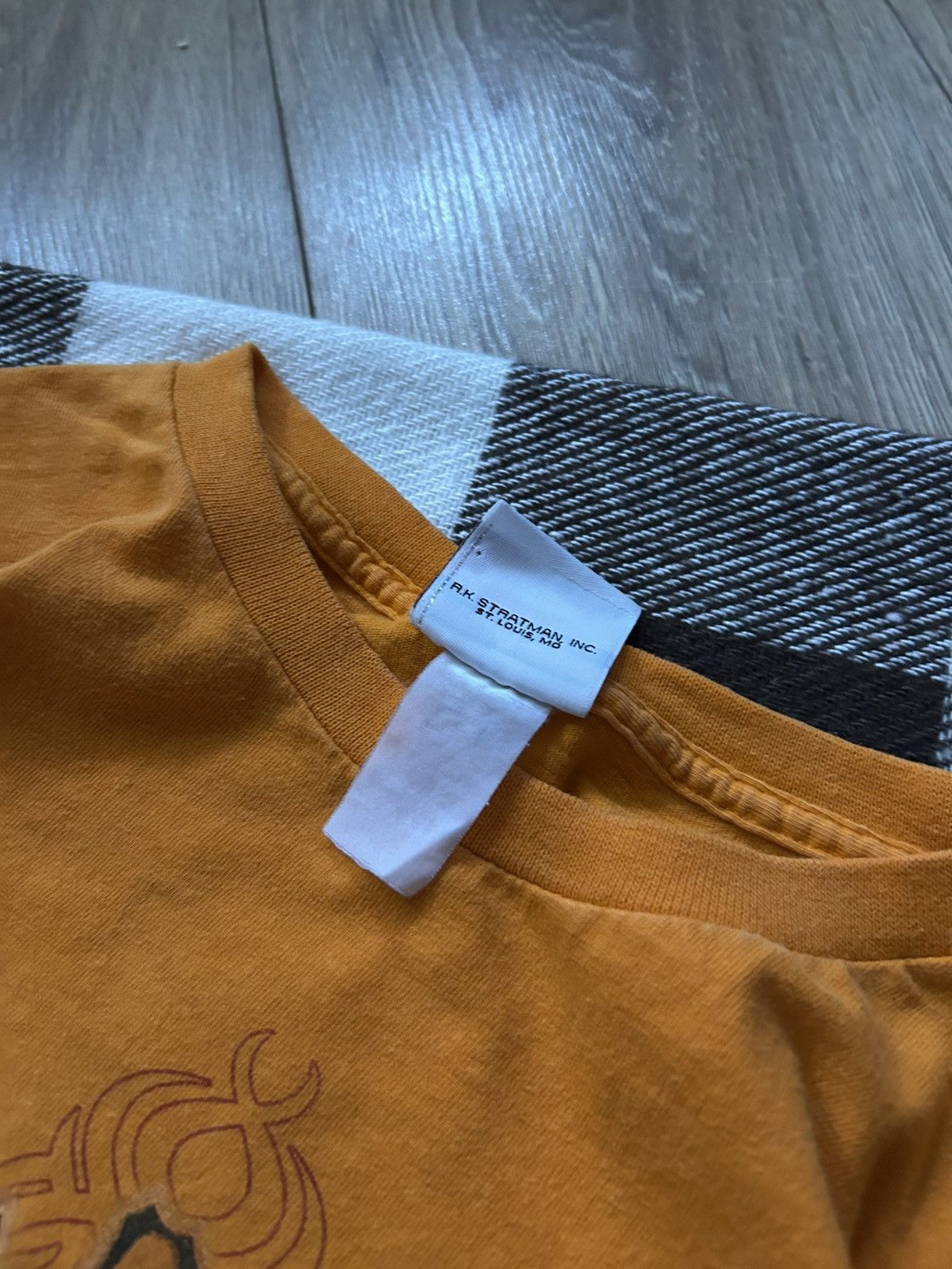 Harley Davidson × Vintage Harley Davidson y2k orange long-sleeved Ares Eights 2000s Size US M / EU 48-50 / 2 - 6 Thumbnail