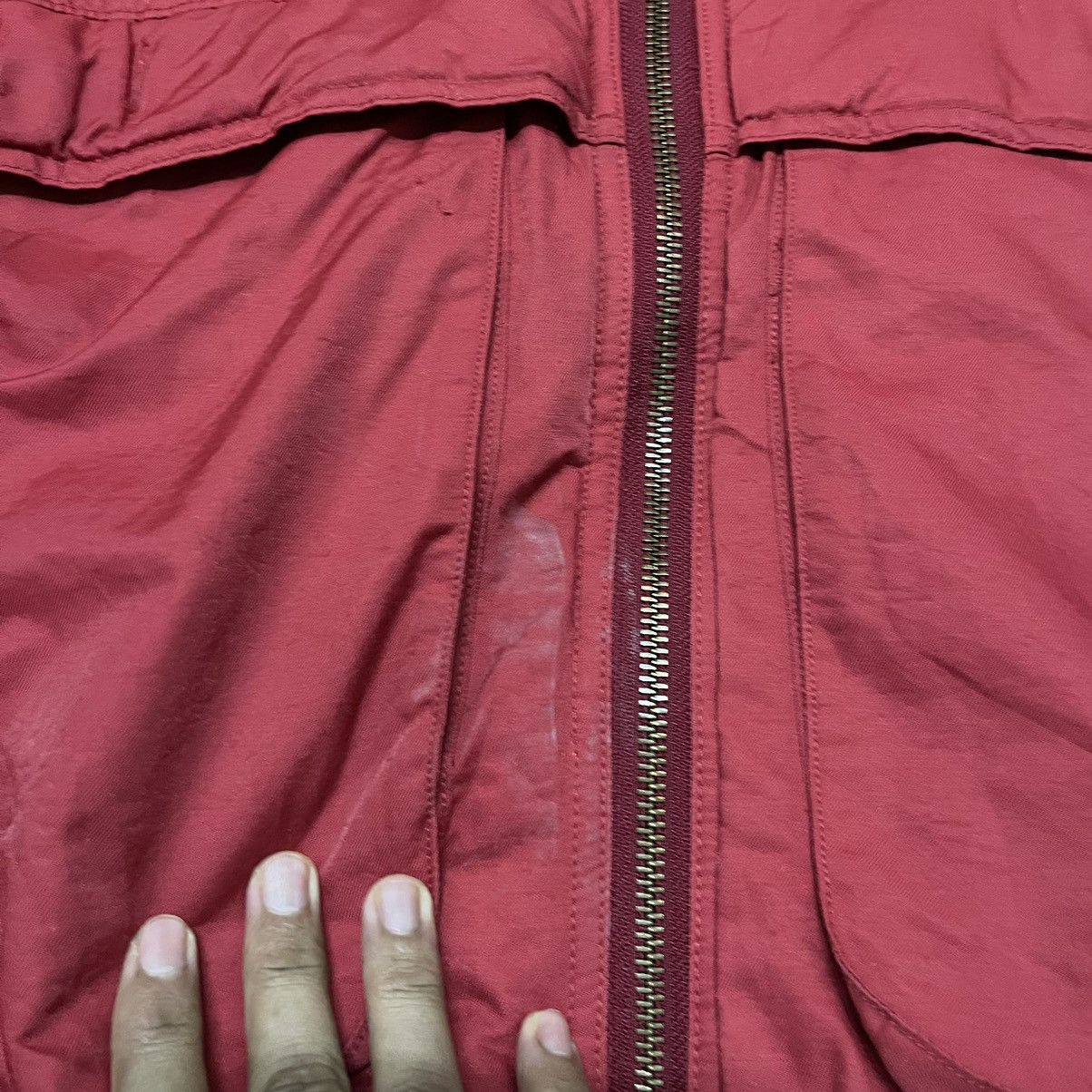 Benetton Vintage Benetton Bomber Jacket with Hood Size US S / EU 44-46 / 1 - 6 Thumbnail