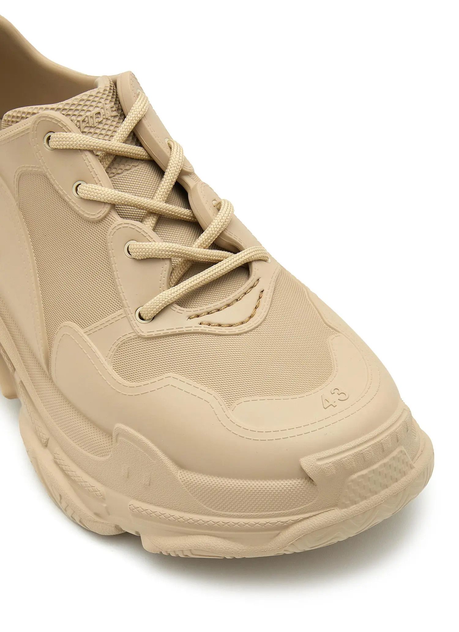 Balenciaga o1mt1gz1224 Triple S Mold Sneakers in Beige Size US 11 / EU 44 - 4 Thumbnail