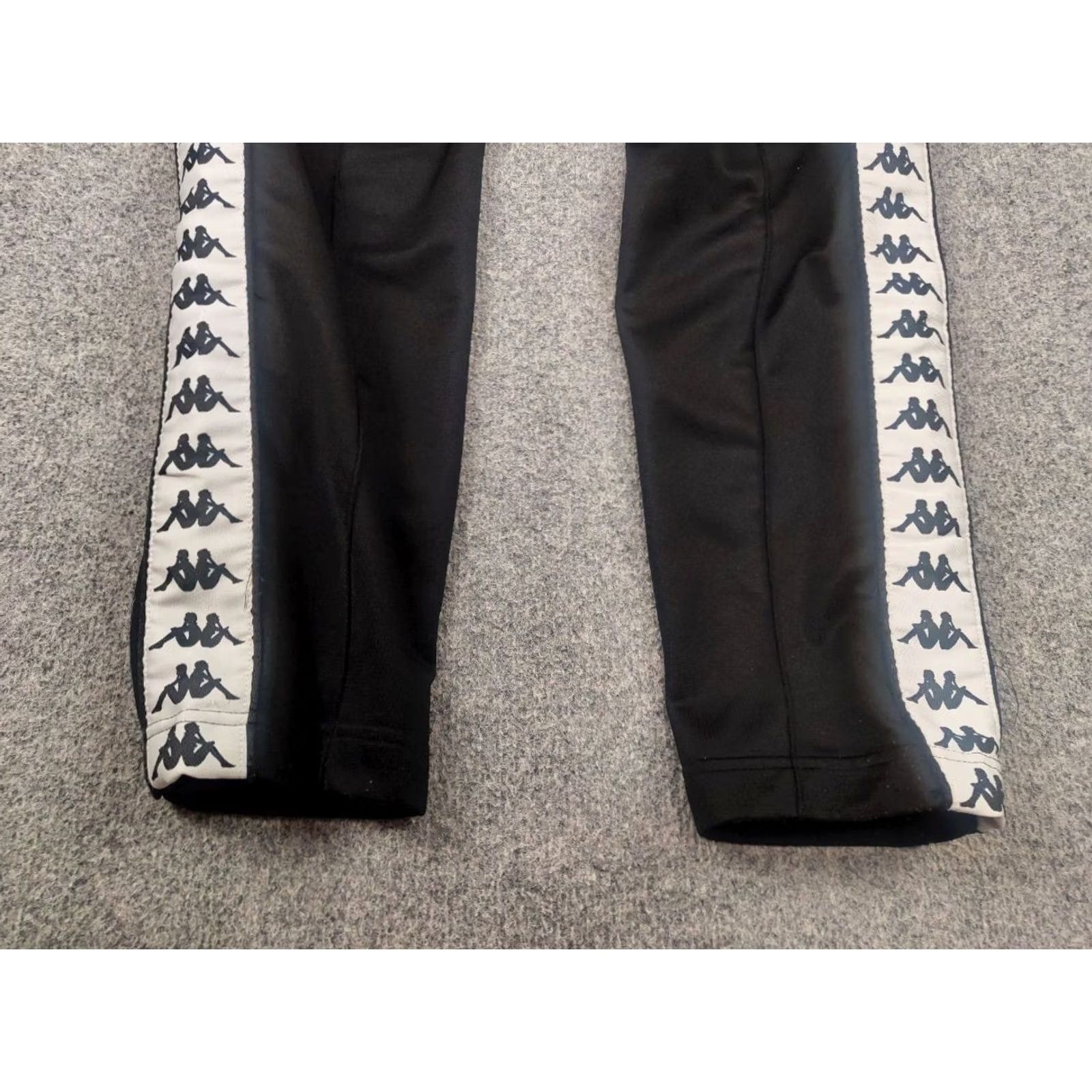 Kappa Kappa track pants vintage black logo sweatpants Y2K style with buttons Size US 33 - 7 Thumbnail