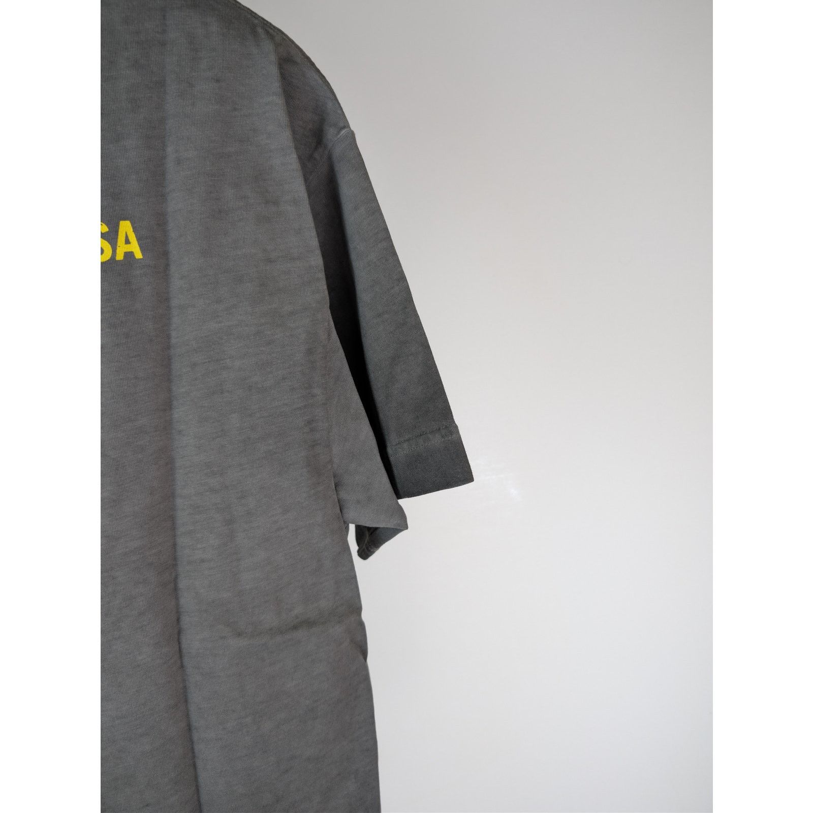 Palm Angels o1rshd1 Los Angeles Garment Dyed Sprayed T-Shirt in Black Size US S / EU 44-46 / 1 - 14 Thumbnail