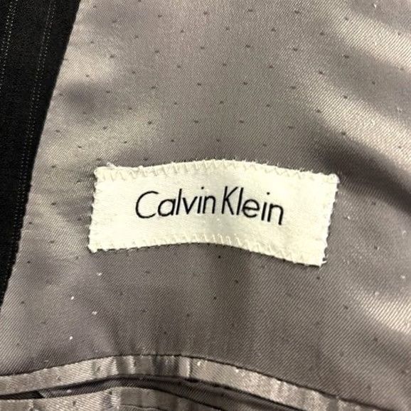 Calvin Klein Calvin Klein Men's Wool Blazer Black Jacket Size 44R Size 44R - 3 Thumbnail