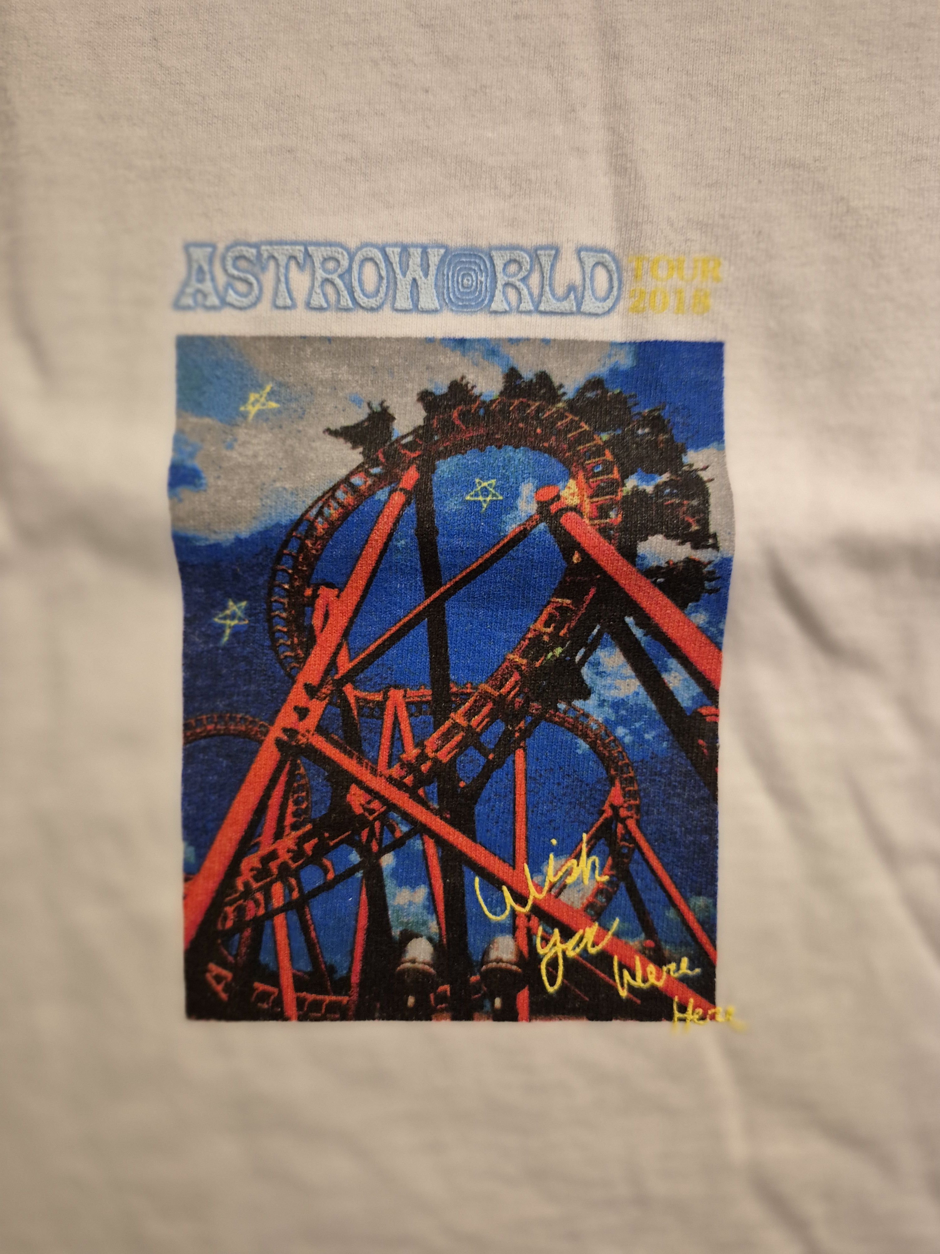 Travis Scott AstroWorld "RollerCoaster" Tee Size 2XL Size US XXL / EU 58 / 5 - 3 Thumbnail