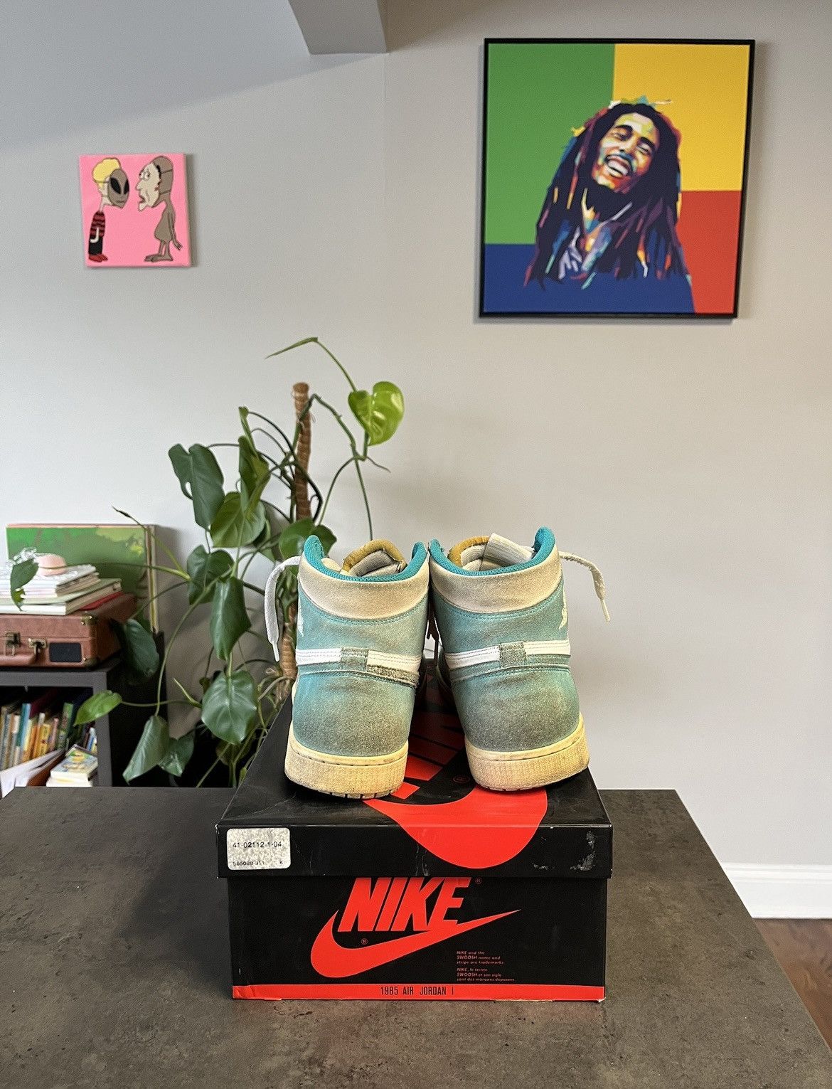 Jordan Brand Jordan 1 Hi Retro Turbo Green Size US 10.5 / EU 43-44 - 4 Thumbnail