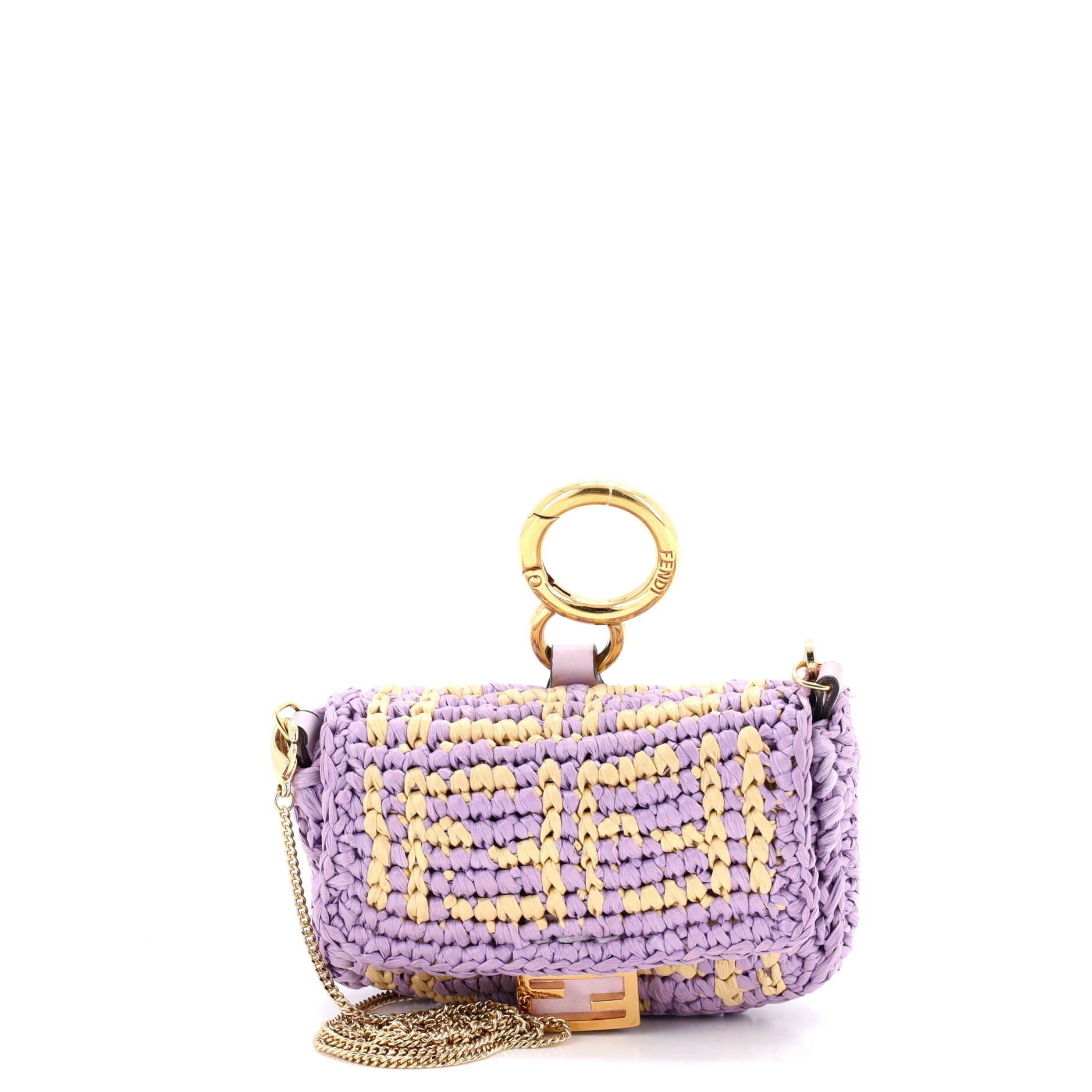 Fendi Chain Baguette Charm Bag Size ONE SIZE - 1 Thumbnail