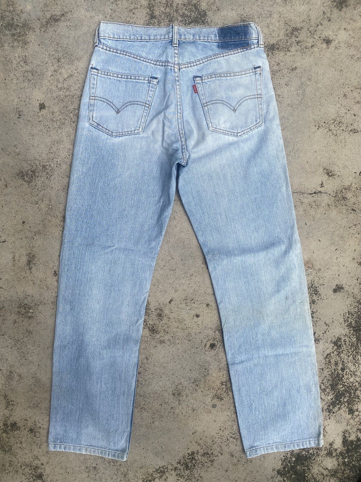 Levi's × Levi's Vintage Clothing × Vintage Vintage Levis 501 Straight Cut Faded Blue Size US 29 - 12 Thumbnail