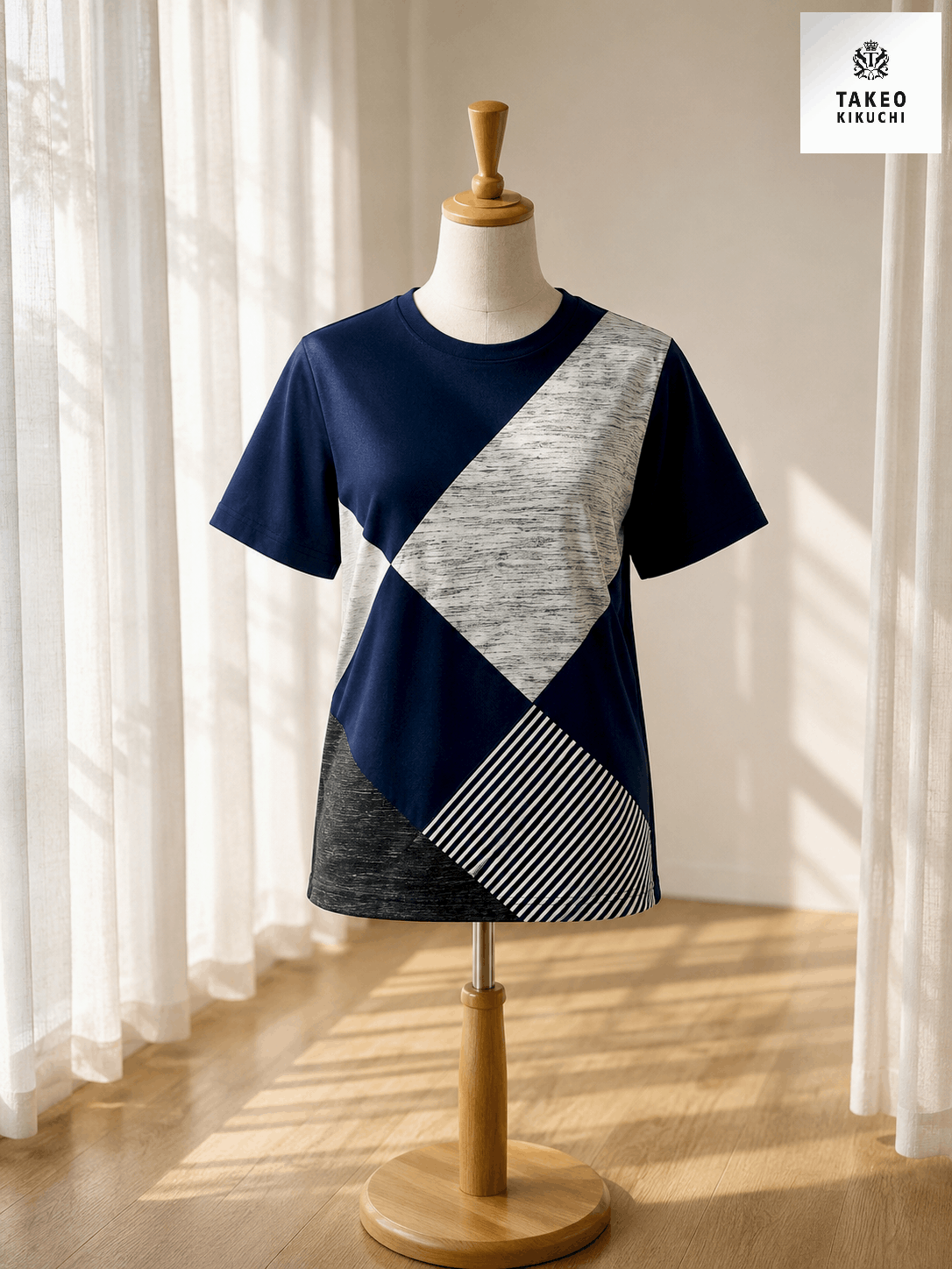 Takeo Kikuchi Takeo Kikuchi Colorblock Tee Shirt ( L ) Size US L / EU 52-54 / 3 - 2 Thumbnail