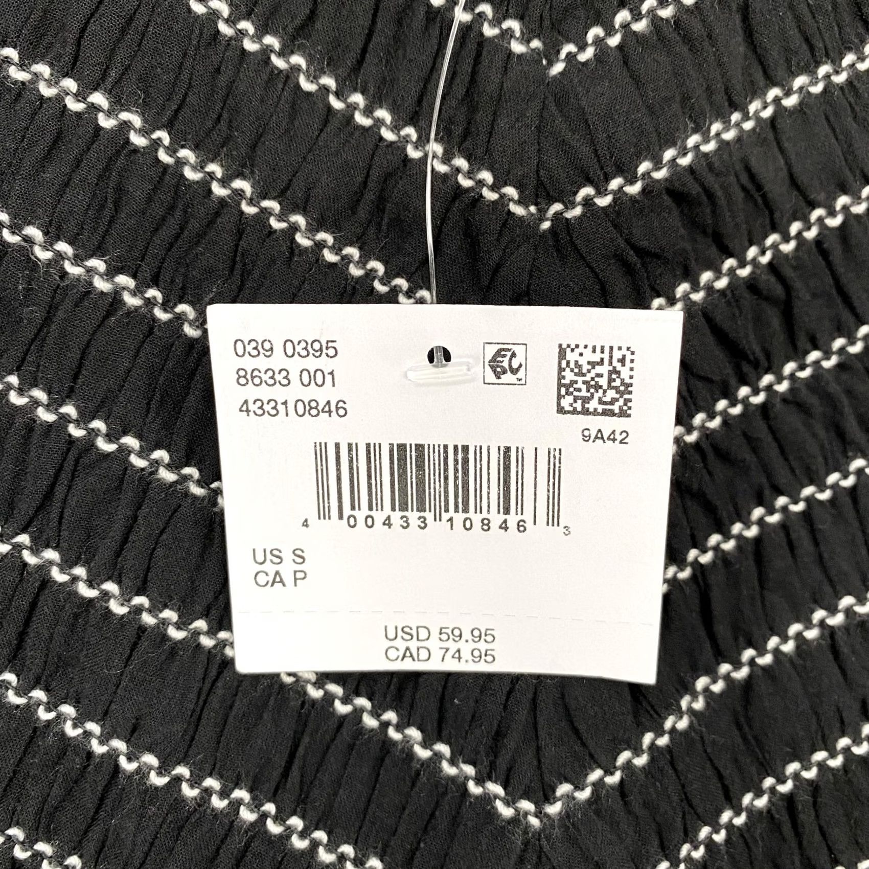 American Eagle Outfitters American Eagle Womens Small Black Smocked Tiered Boho Maxi Sundress Size S / US 4 / IT 40 - 7 Thumbnail