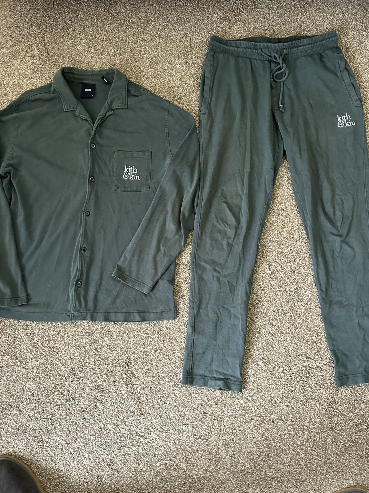 Kith Final Drop Kith Matching Pajama Set Green Size US L / EU 52-54 / 3 - 1 Thumbnail