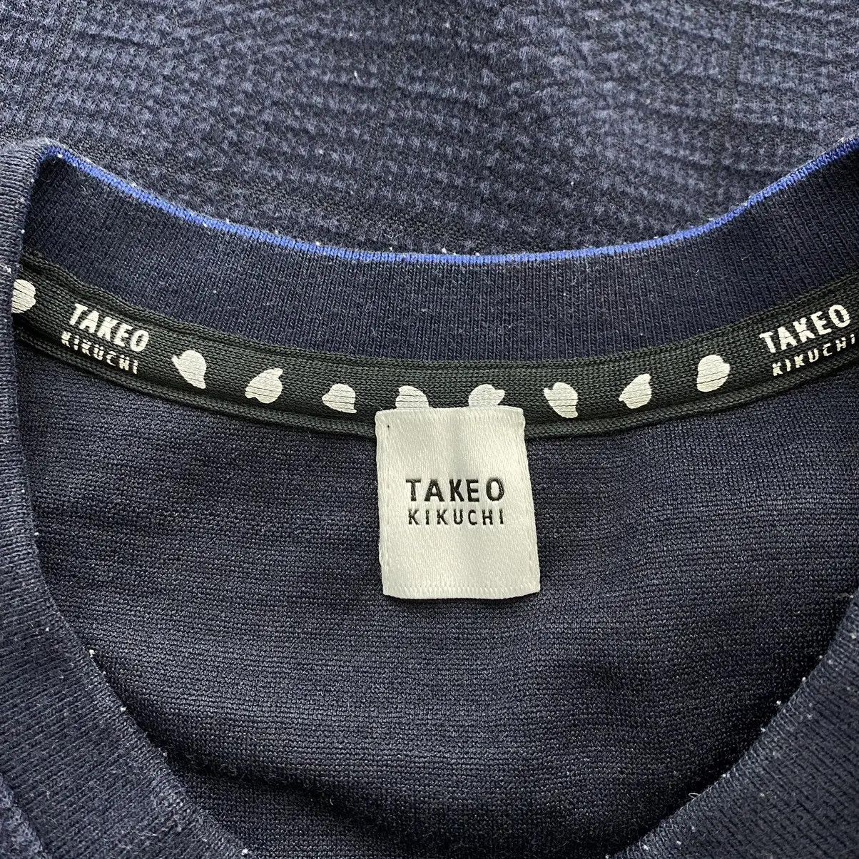 Takeo Kikuchi Vintage TAKEO KIKUCHI JAPAN Quilted Plain Tee Shirt Top Size M / US 6-8 / IT 42-44 - 3 Thumbnail