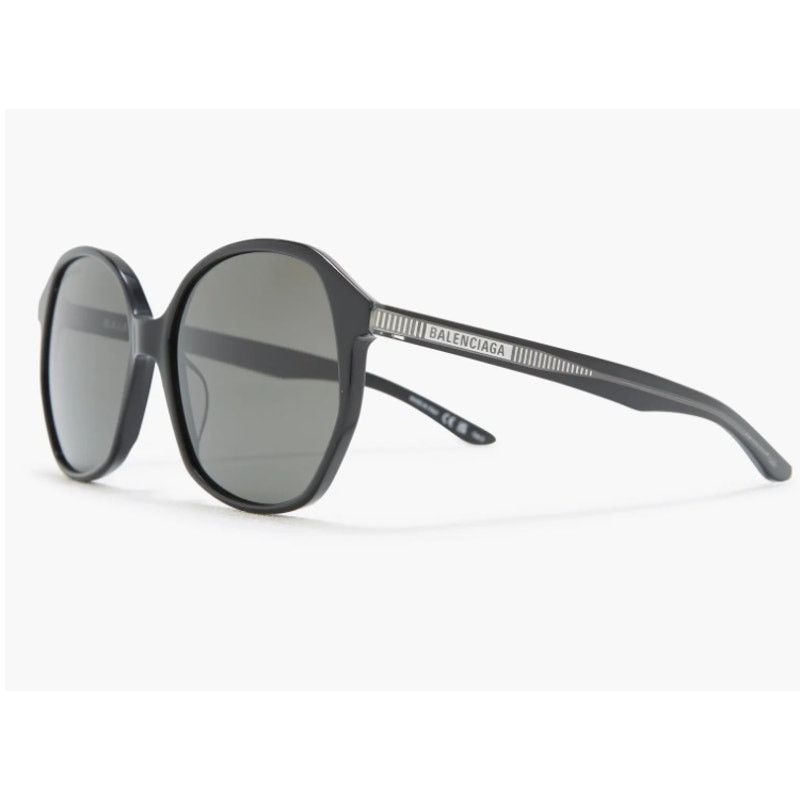 Balenciaga Balenciaga 58mm Round Sunglasses Black Size ONE SIZE - 2 Thumbnail
