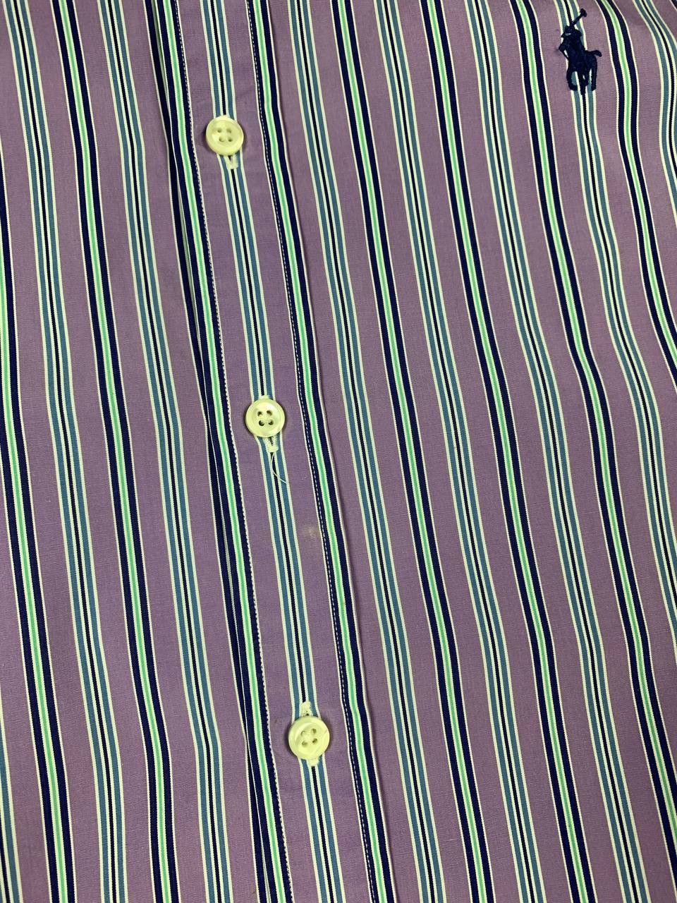 Polo Ralph Lauren Polo Ralph Lauren Men's Shirt Purple Striped Size US XL / EU 56 / 4 - 13 Thumbnail