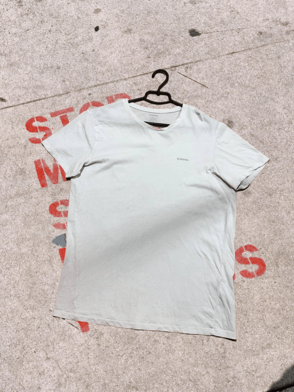 Diesel DIESEL Men’s Soft Cotton Tee Minimal Design Size US L / EU 52-54 / 3 - 1 Thumbnail