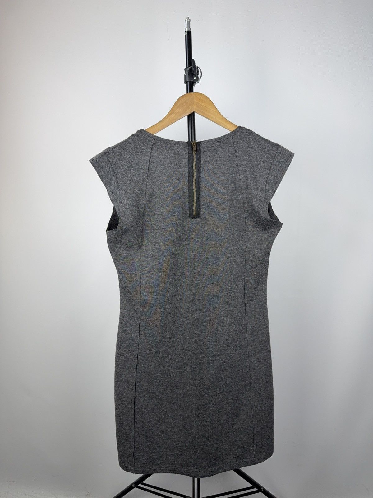 Desigual Desigual Patchwork Knit Dress Charcoal Gray Multicolor L Size L / US 10 / IT 46 - 7 Thumbnail