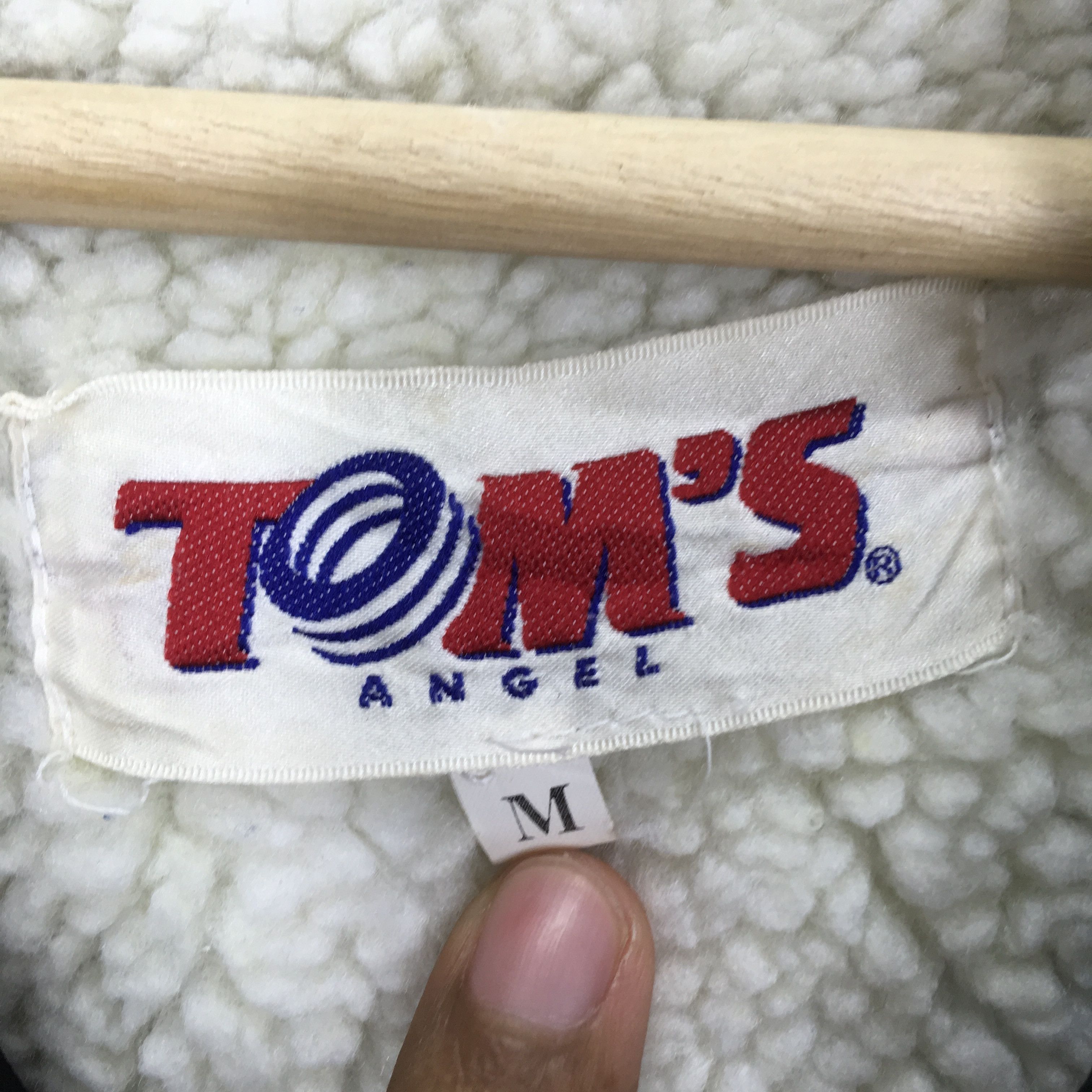 Toms Vintage 90s Tom's Sherpa Lining Motorsport Racing Hoodie Size US M / EU 48-50 / 2 - 11 Thumbnail