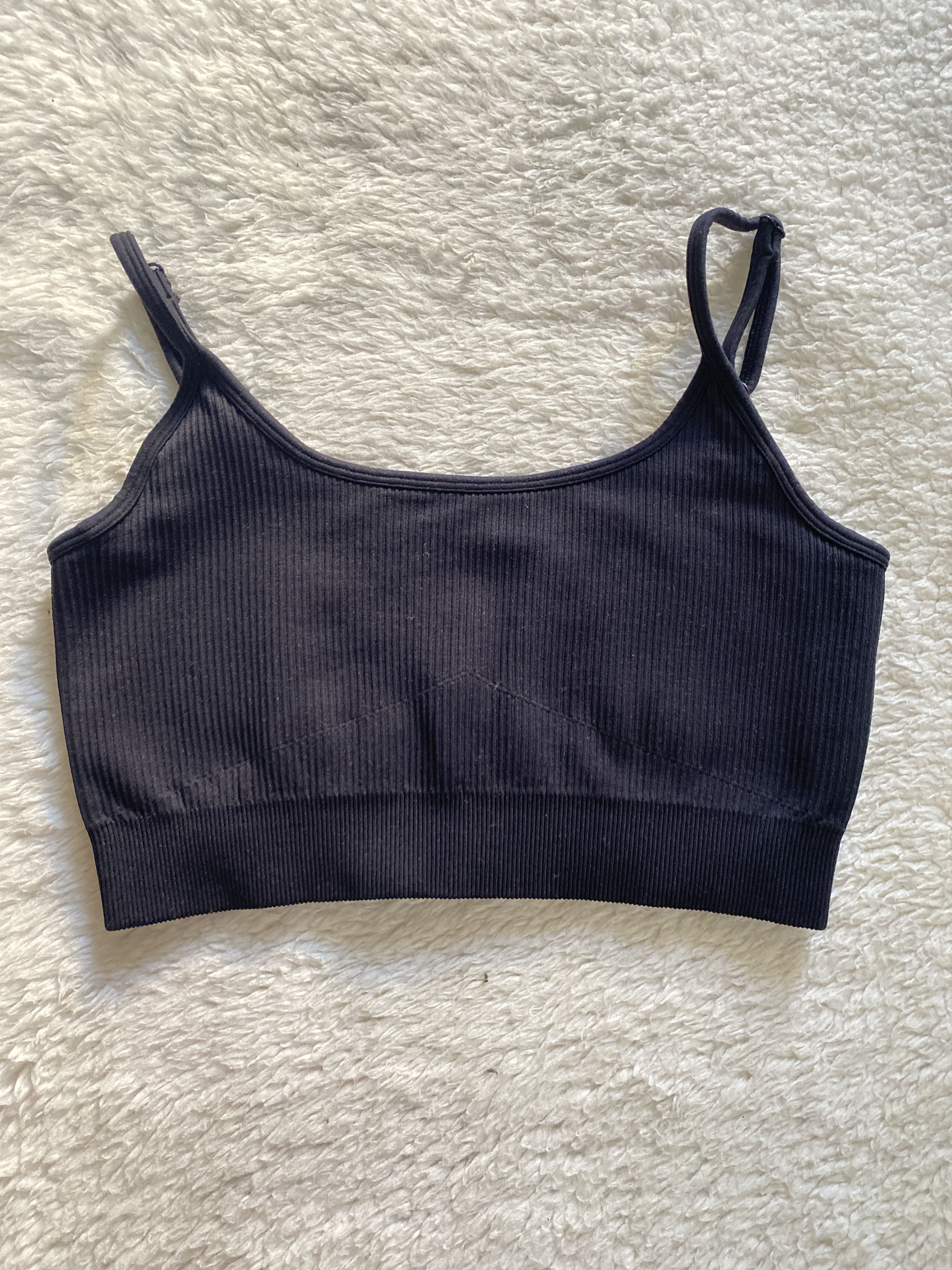 Other OQQ Women’s Ribbed Scoop Neck Sports Bra Size S / US 4 / IT 40 - 11 Thumbnail