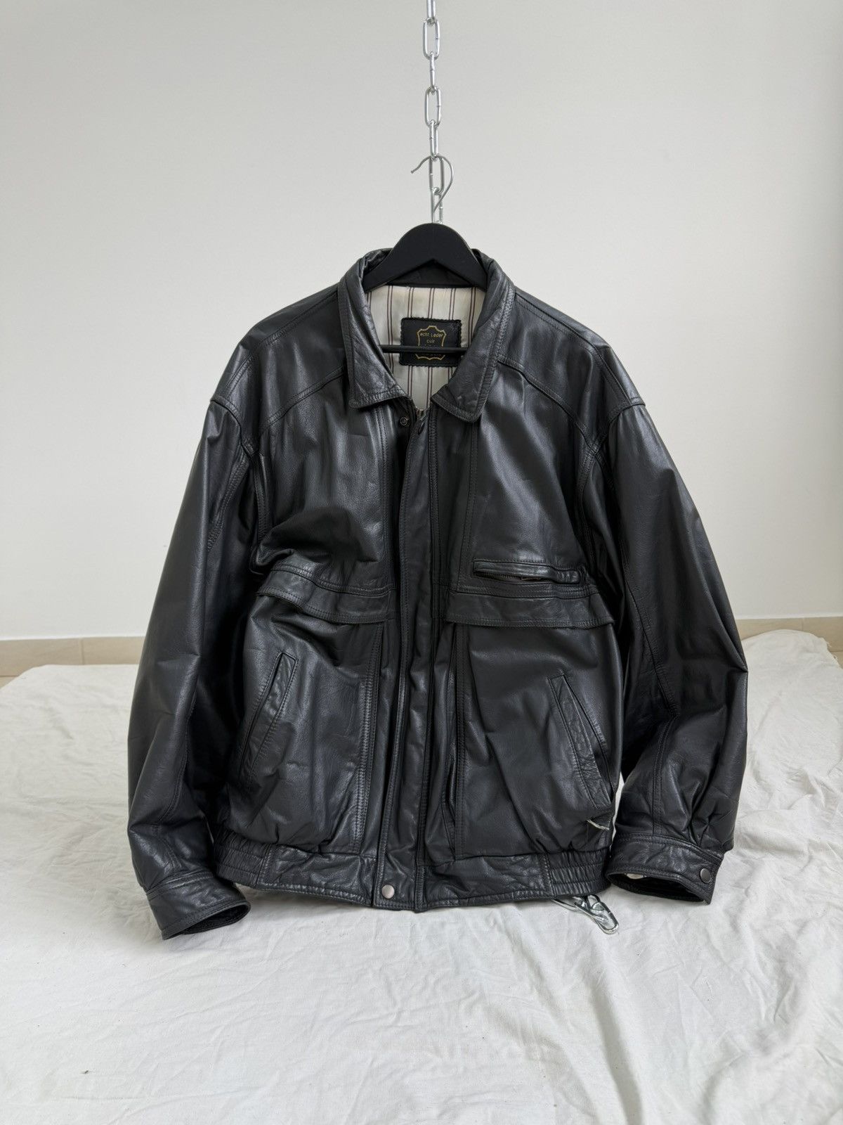 Schott Vintage Redskins Schott Style Heavy Leather Jacket Size US L / EU 52-54 / 3 - 2 Thumbnail
