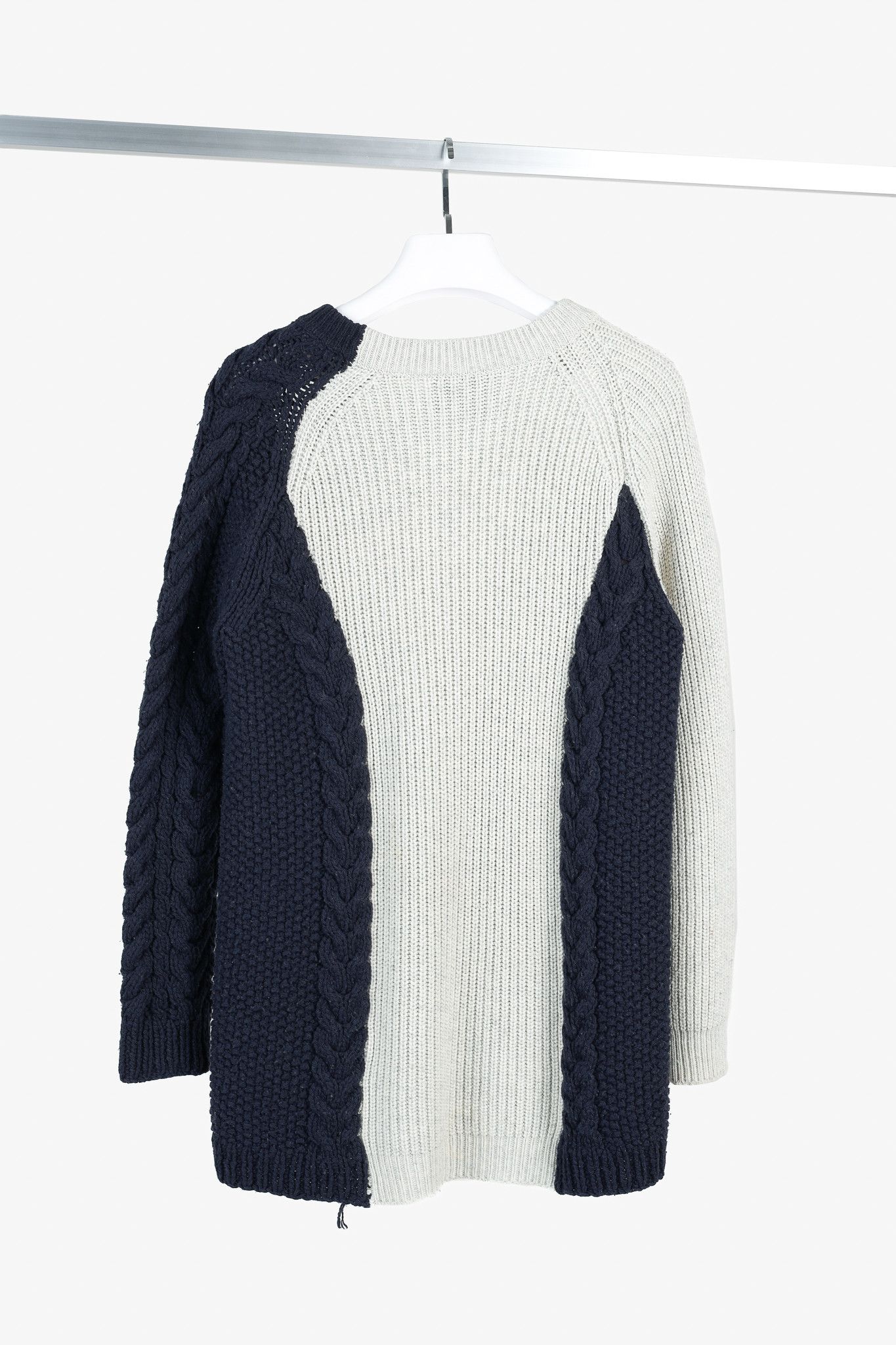 3.1 Phillip Lim 3.1 Phillip Lim AW/12 Runway Cable-Knit Cutout Sweater Size M / US 6-8 / IT 42-44 - 2 Thumbnail