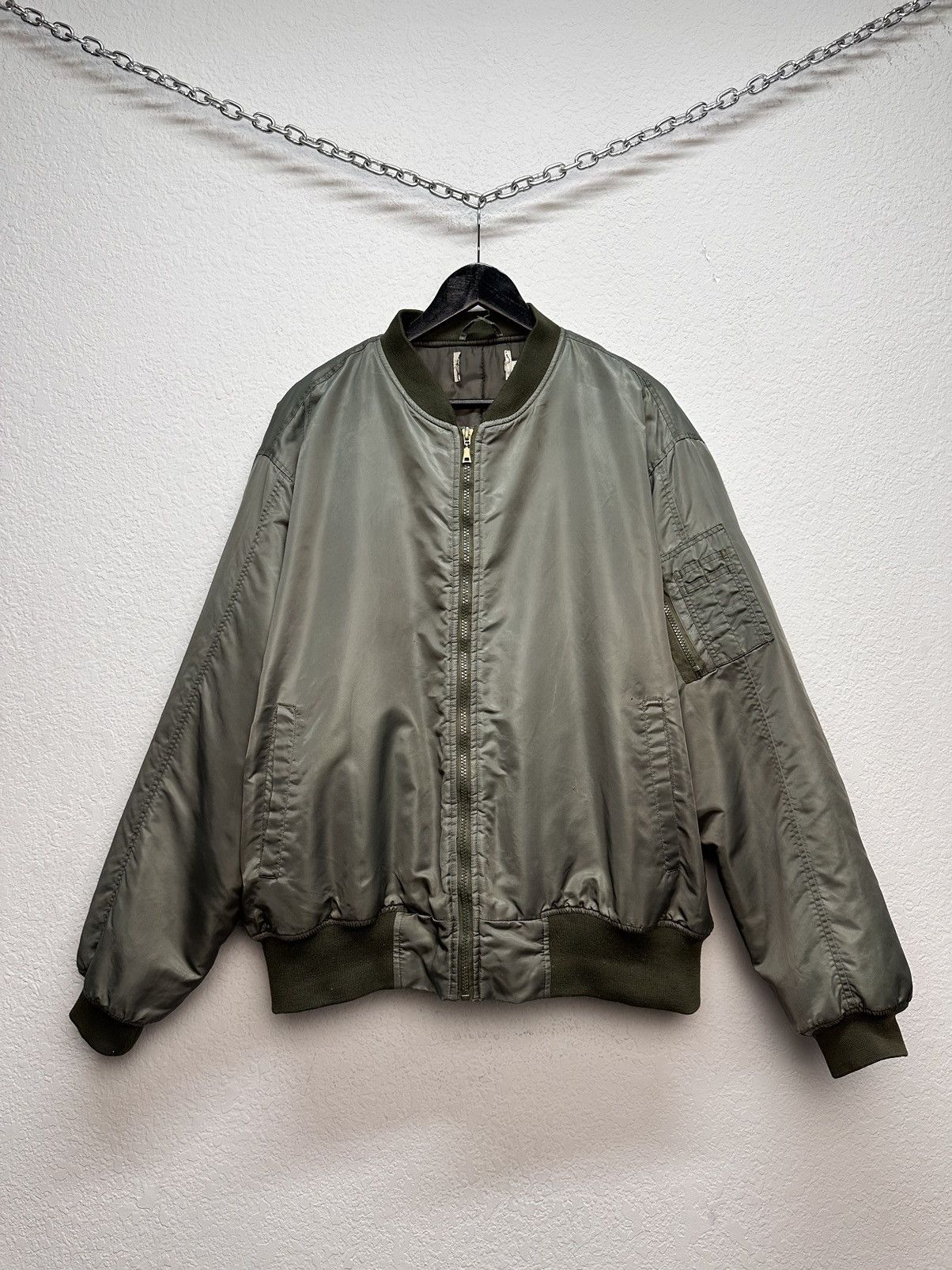If Six Was Nine Wokr MA-1 bomber jacket LGB oversize vintage y2k TORNADO GOA Size US XXL / EU 58 / 5 - 1 Thumbnail
