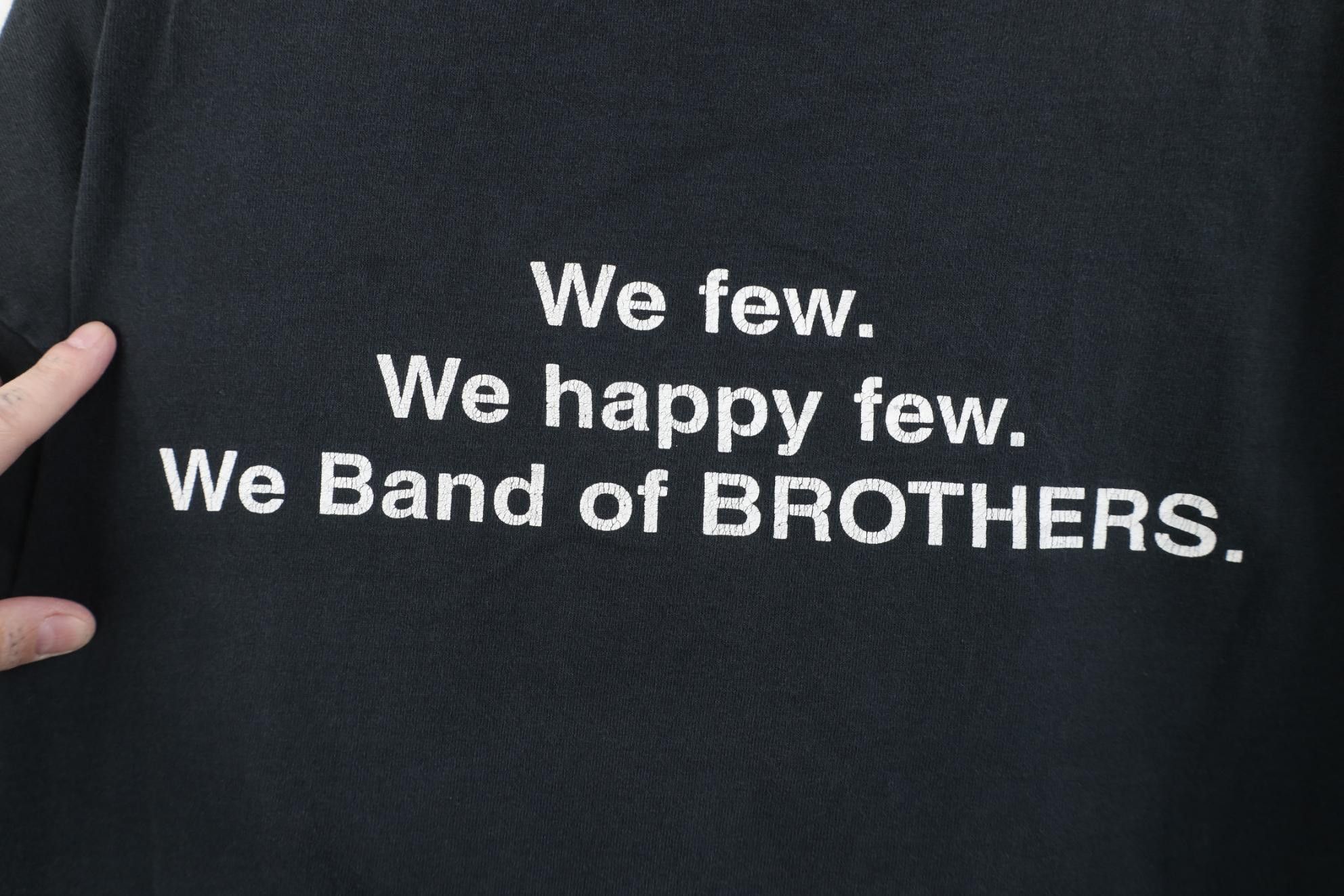 Vintage Vintage IATSE We Few Band of Brothers Shakespeare T-Shirt Size US XL / EU 56 / 4 - 8 Thumbnail