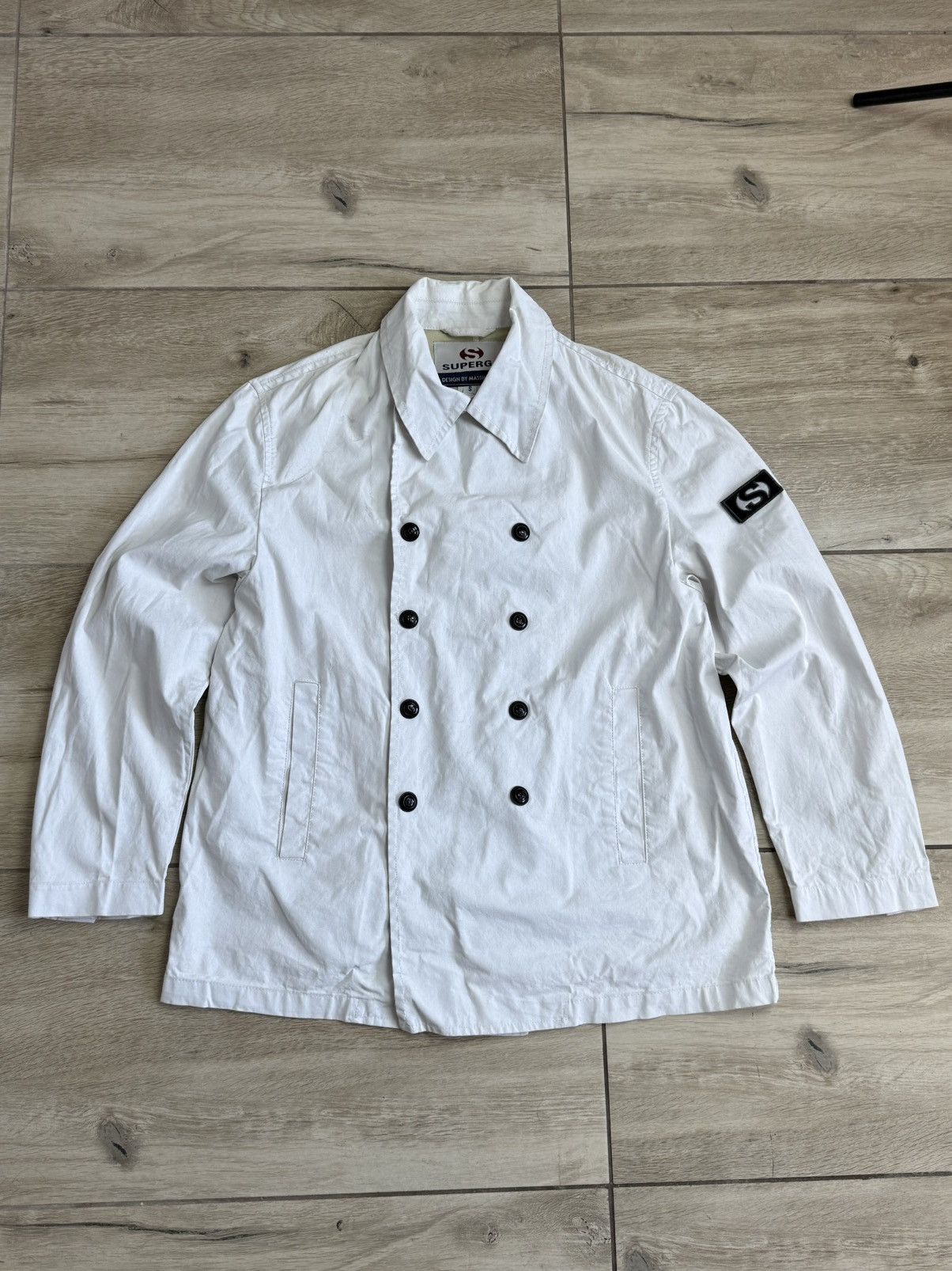 Massimo Osti 1997 Massimo Osti Superga Double Breasted Archive Jacket Size US S / EU 44-46 / 1 - 1 Thumbnail