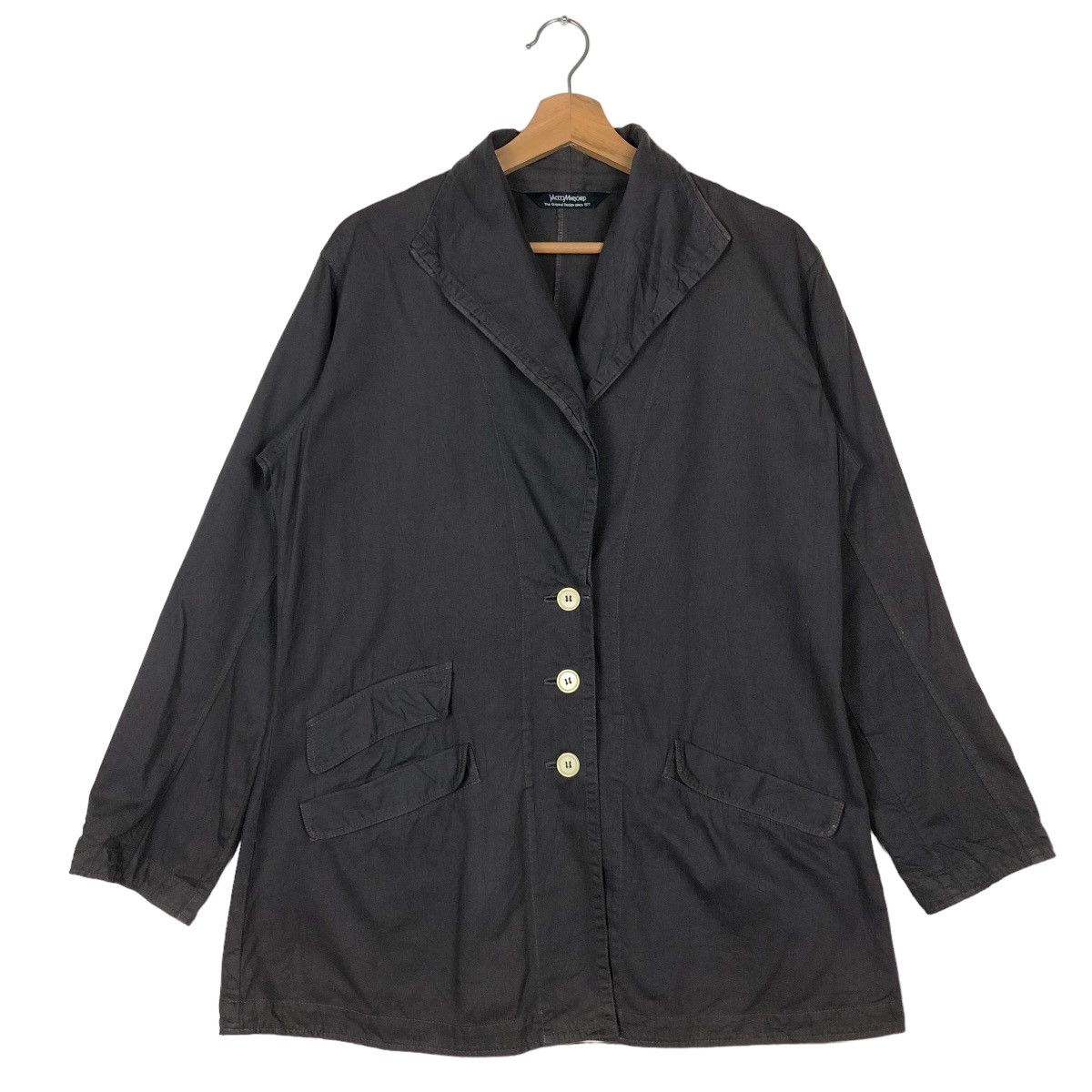 Japanese Brand 🔥90’s Vintage Chore Jacket Worker Yacco Maricard 1977 Size US M / EU 48-50 / 2 - 1 Thumbnail