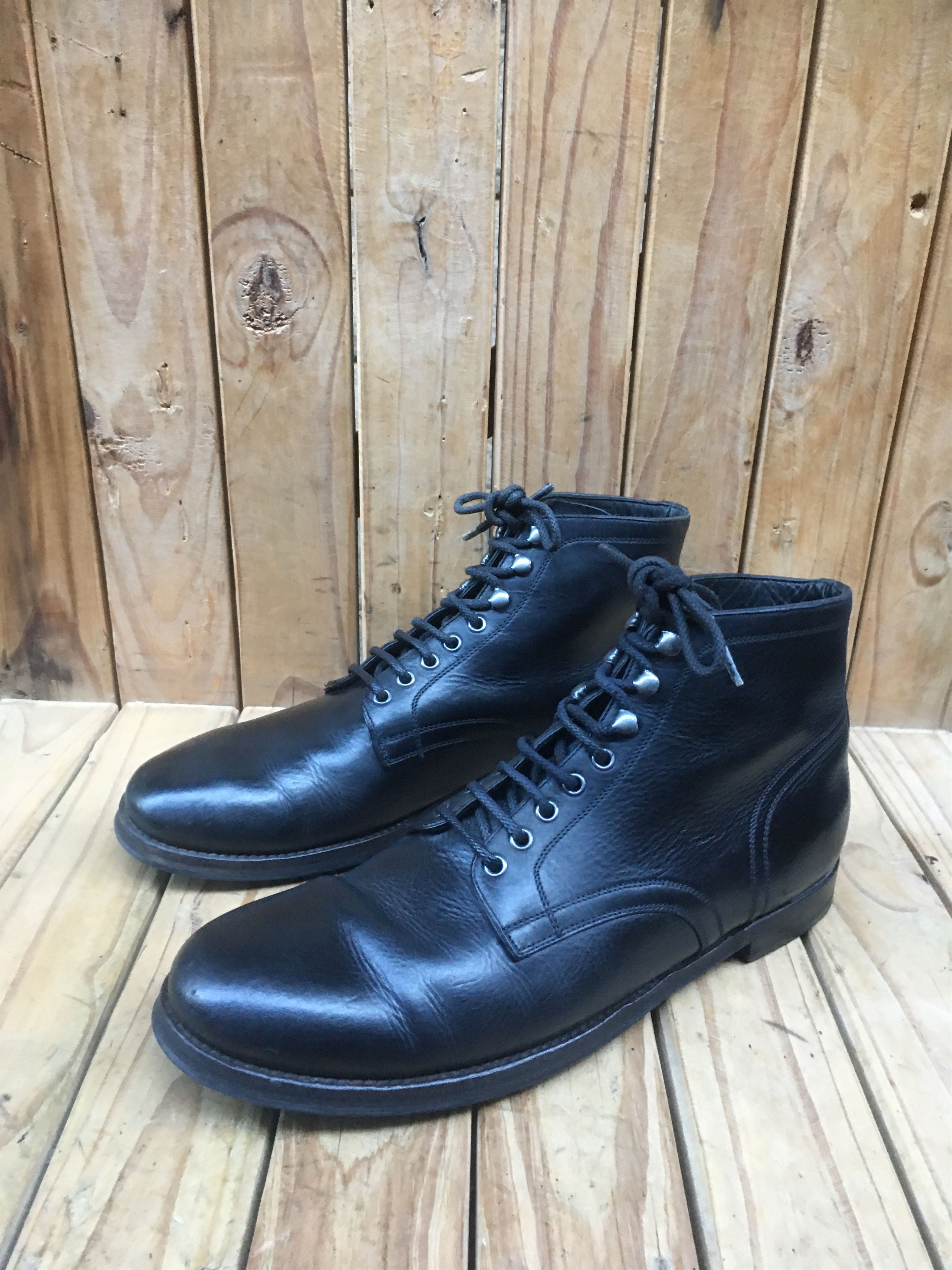 Dolce & Gabbana Dolce & Gabbana black leather boots Size US 12 / EU 45 - 1 Thumbnail