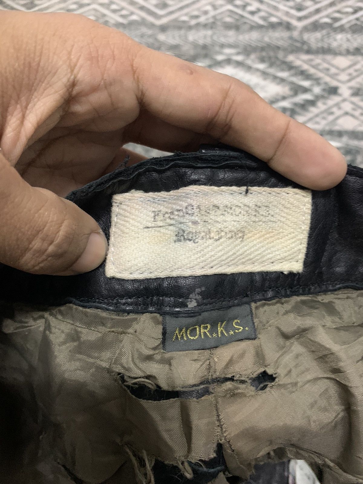 FranCisT MOR.K.S 90s FRANCIST MOR.K.S LEATHER CARGO FLARE Size 30" / US 8 / IT 44 - 12 Thumbnail