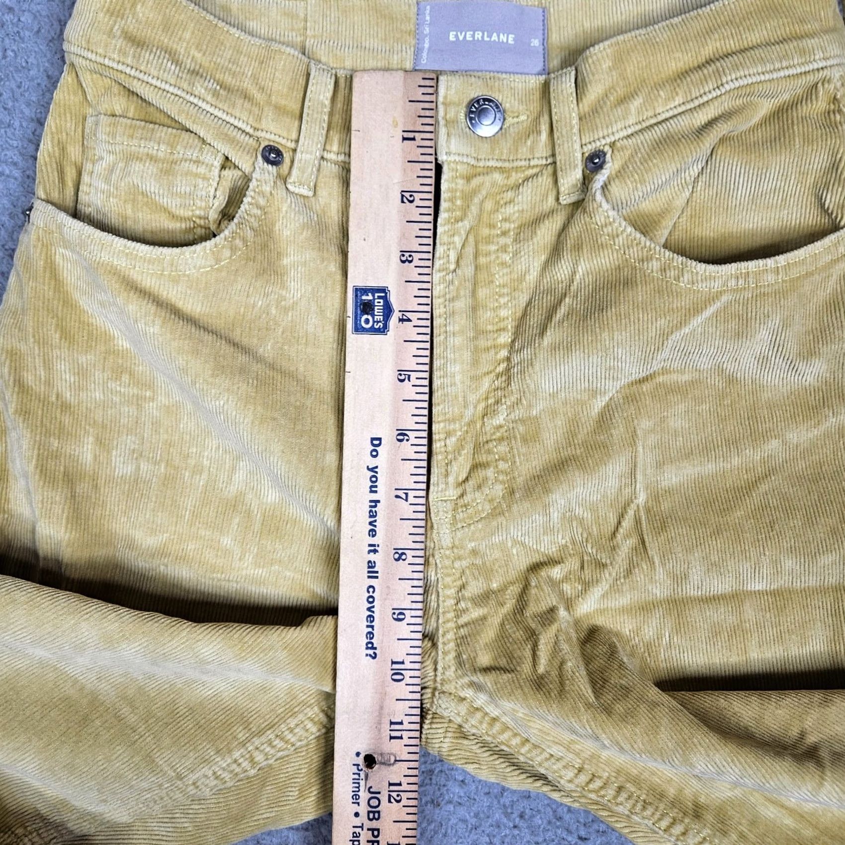 Everlane Everlane Pants Mid-Rise Corduroy Yellow Size 26 Women’s Size 26" / US 2 / IT 38 - 7 Thumbnail