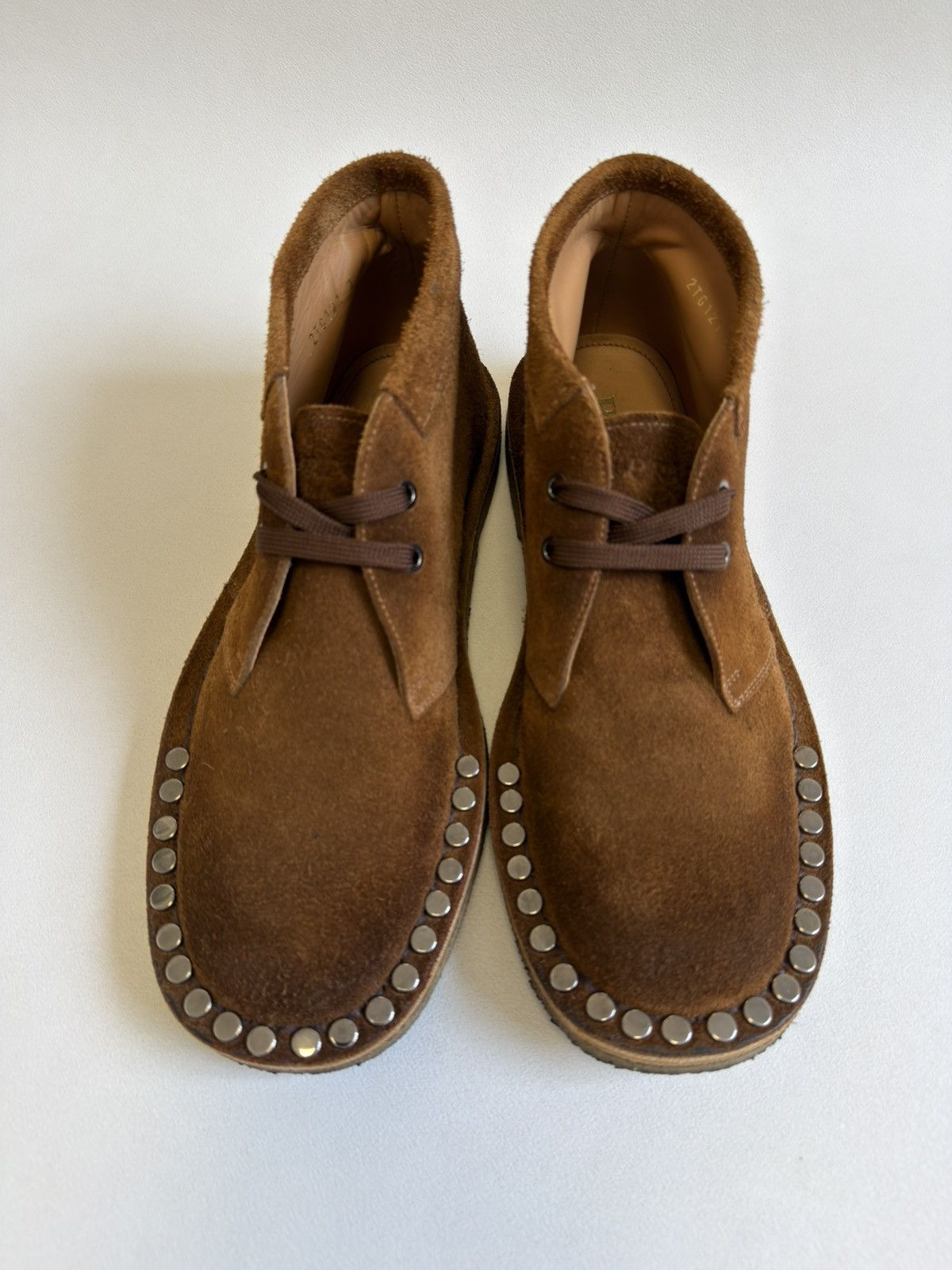 Prada A/W 17 ‘Studded’ Suede Chukka Boots Size US 8 / EU 41 - 11 Thumbnail