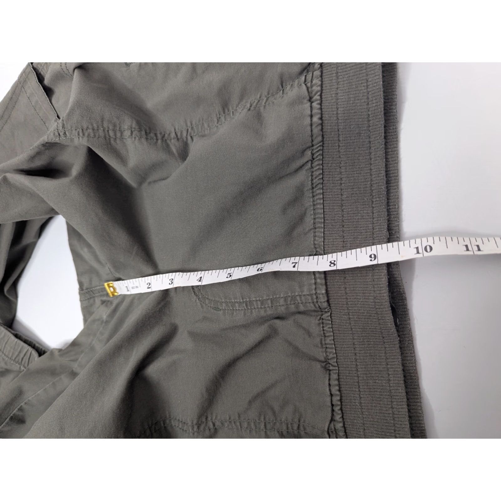 Eddie Bauer VINTAGE? (No) Eddie Bauer Laid Back Twill Jogger Womens Sz 8 Army Green Elastic Waist Pull On Size 30" / US 8 / IT 44 - 6 Thumbnail