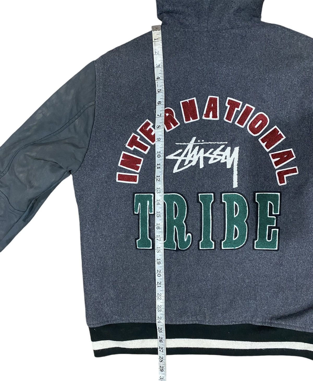 Stussy Rare🔥STUSSY Varsity Hoodie International Tribe Size US L / EU 52-54 / 3 - 25 Thumbnail