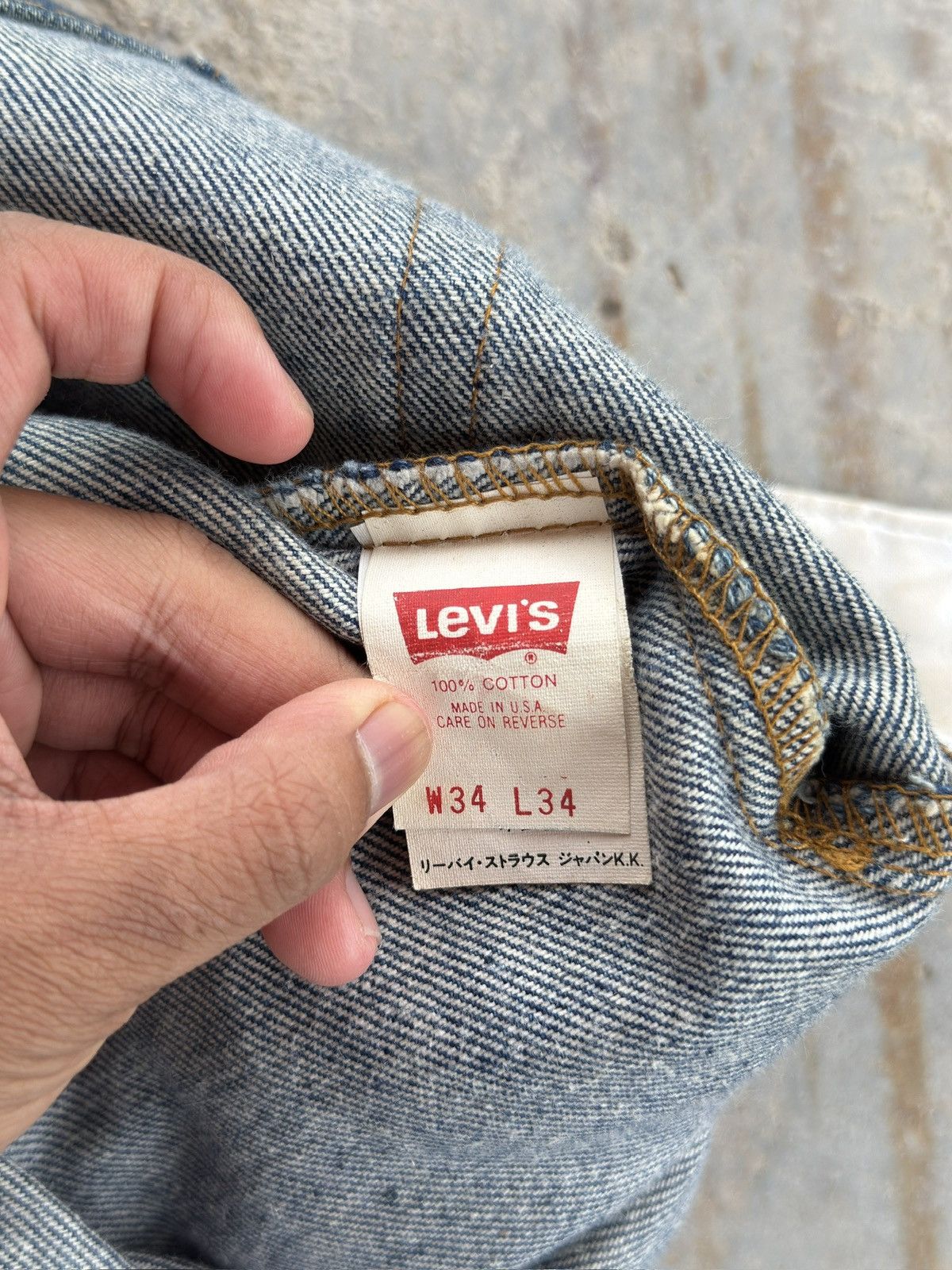 Levi's Vintage 1980s Levis 505 Size US 34 / EU 50 - 6 Thumbnail
