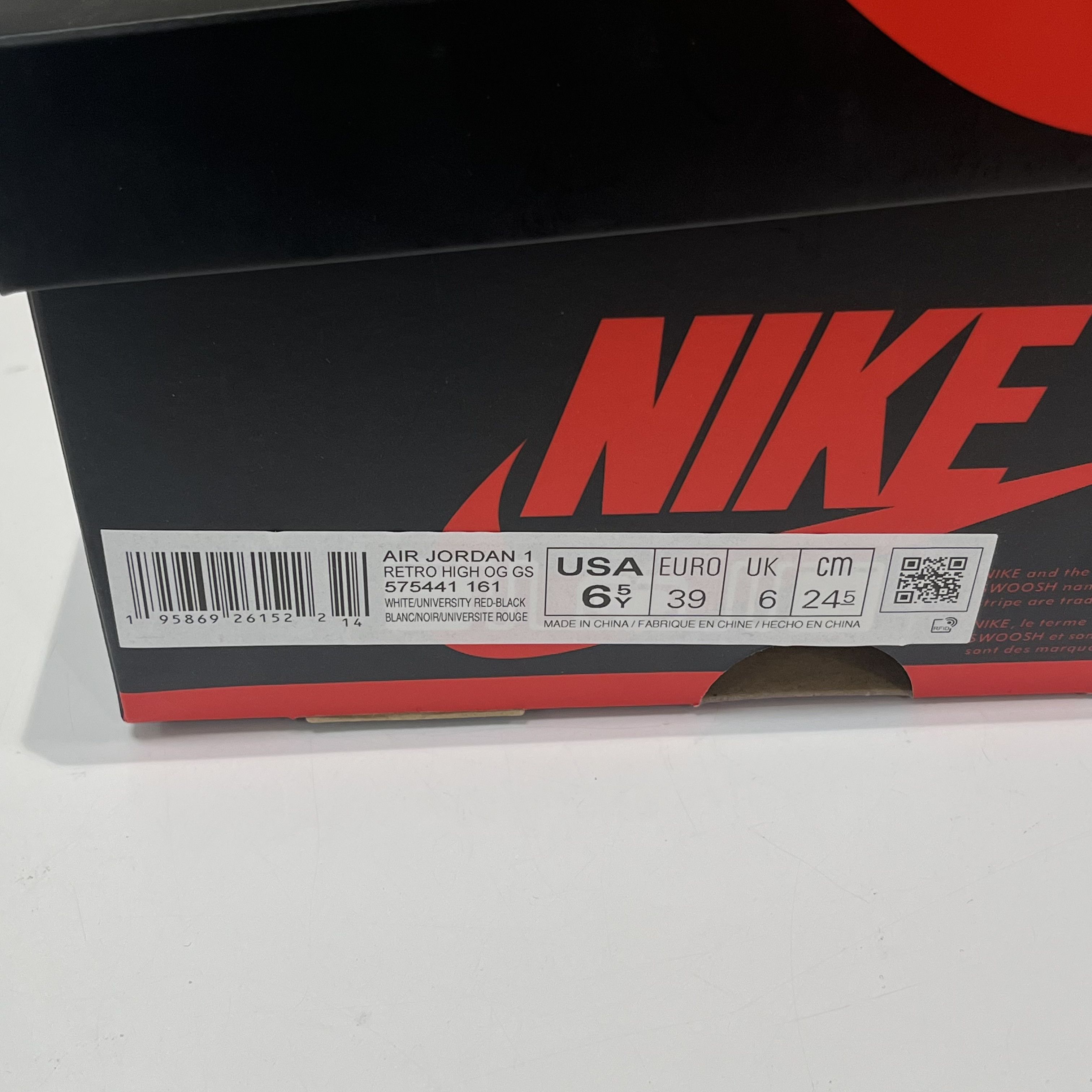 Nike Air Joordan 1 Retro High OG Heritage Size US 6.5 / EU 39-40 - 8 Thumbnail
