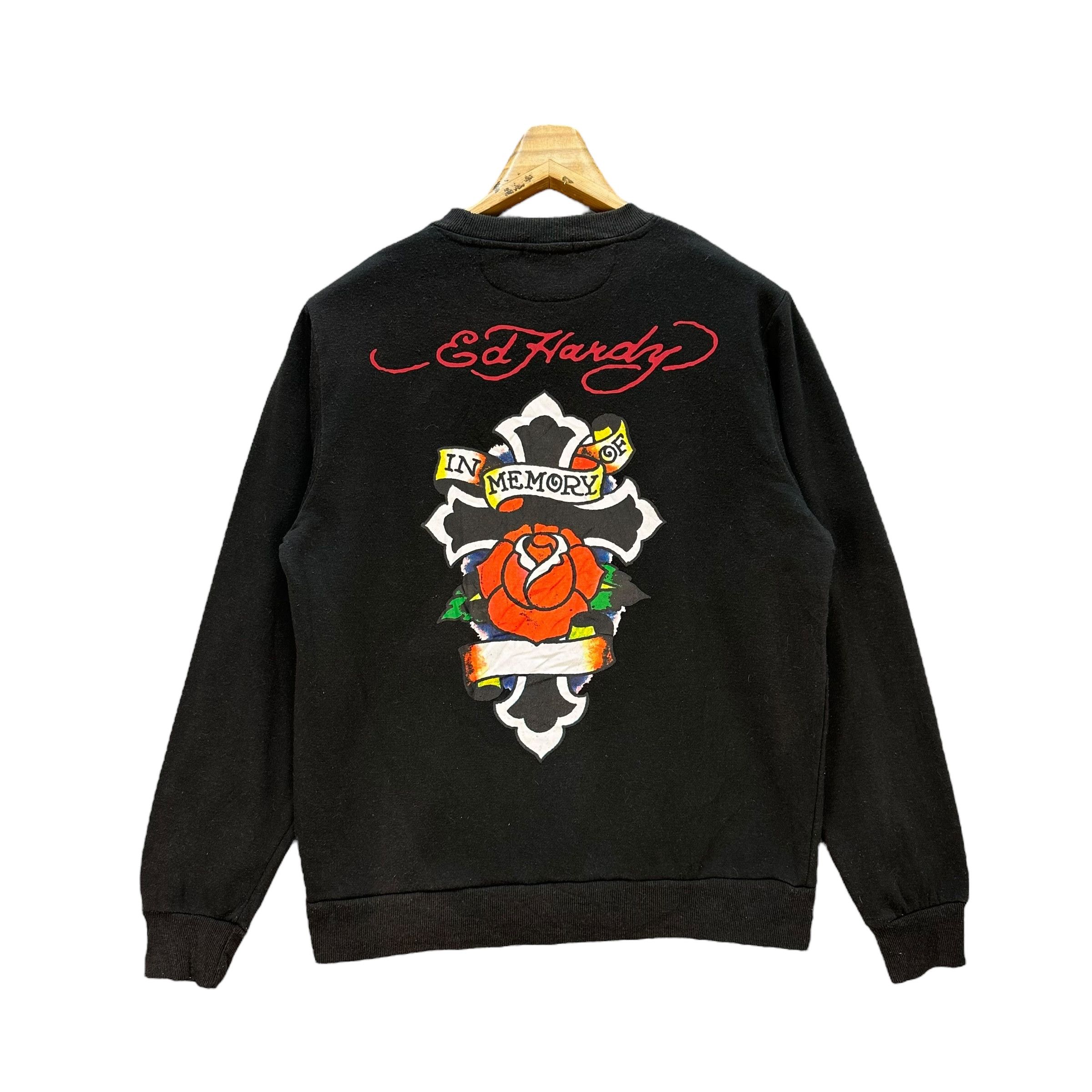 Ed Hardy Ed Hardy Graphic on Back Sweatshirts #9130-60 Size US L / EU 52-54 / 3 - 1 Thumbnail