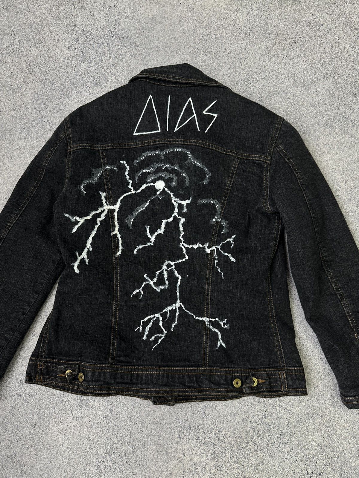 Dolce & Gabbana × Vintage Vintage Dolce&Gabbana HandPrinted Woman Denim Jacket Size S / US 4 / IT 40 - 4 Thumbnail