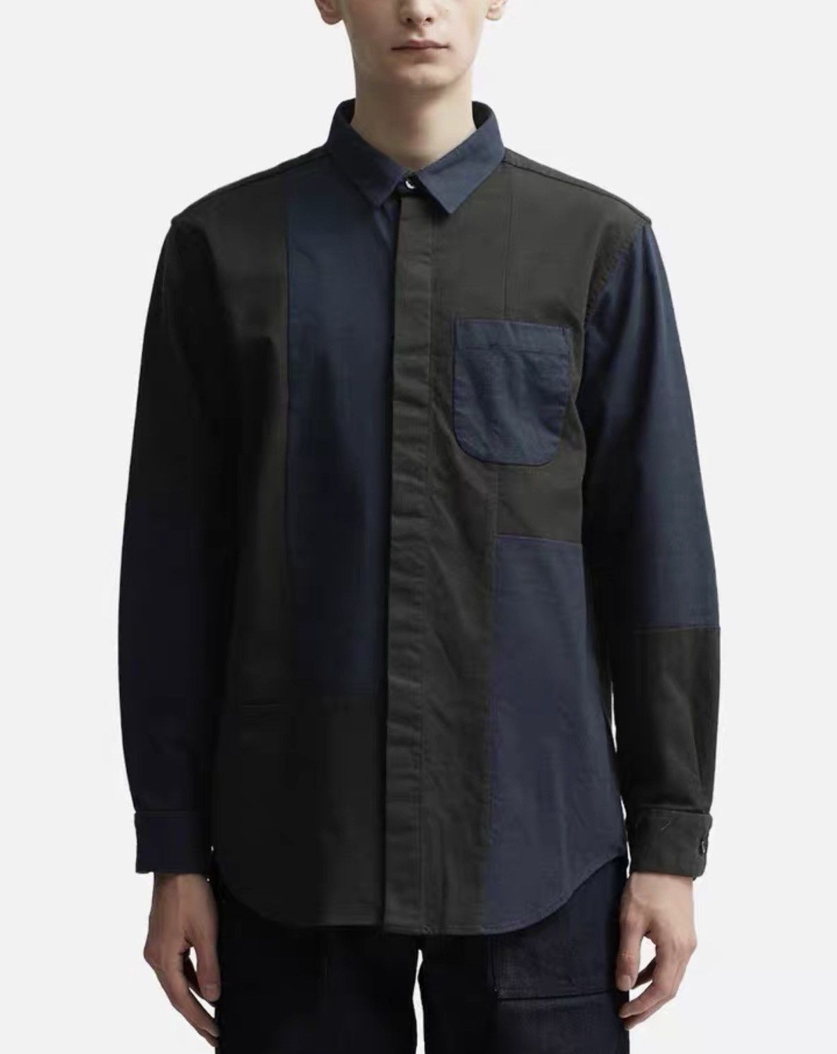 Engineered Garments Engineered Garments EG Color Block Shirt J31 Size US S / EU 44-46 / 1 - 6 Thumbnail