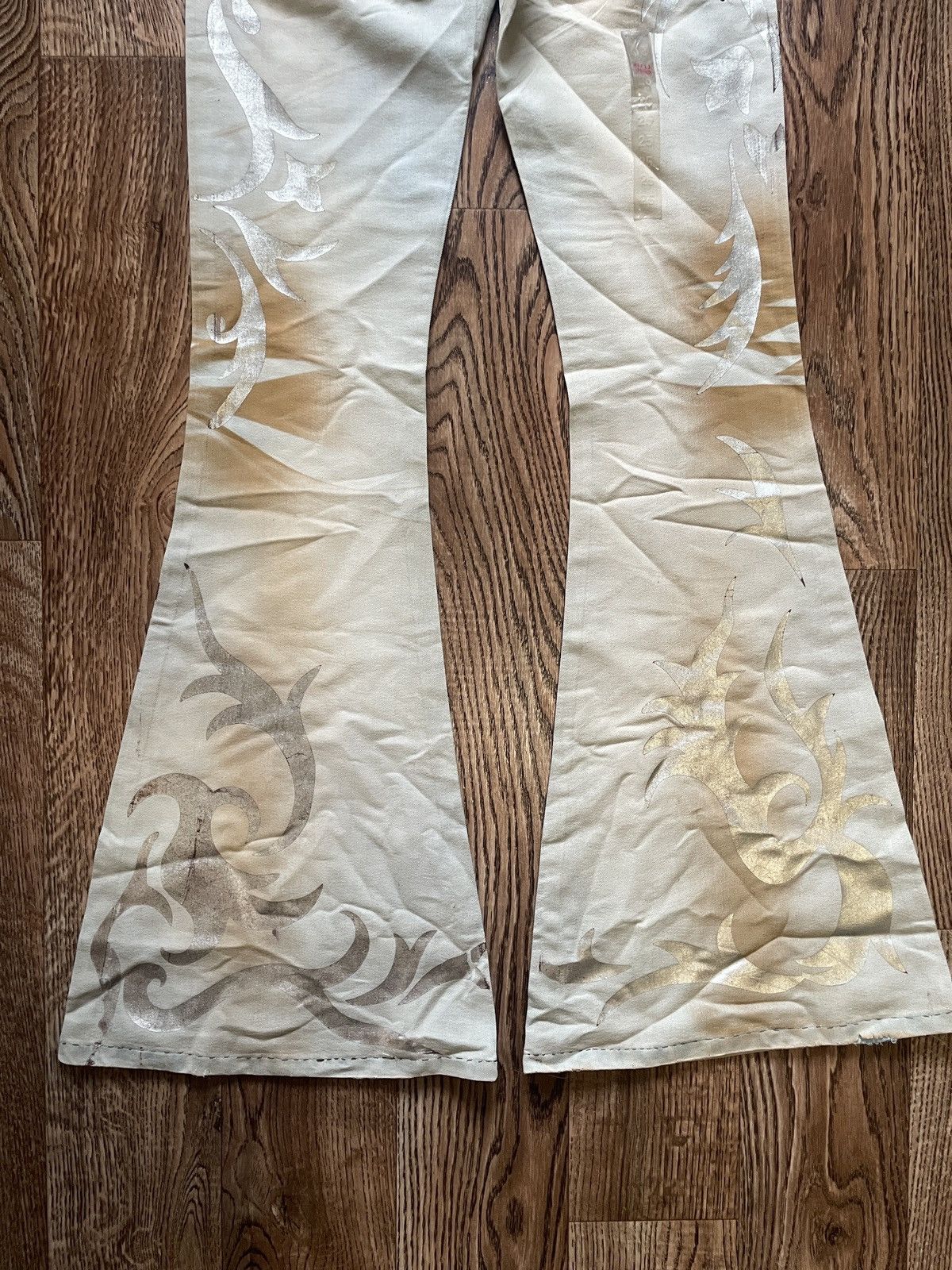 Hysteric Glamour VTG Miss Sixty Y2K Hysteric Glamour style flared Wide Pants Size 25" / US 0 / IT 36 - 8 Thumbnail