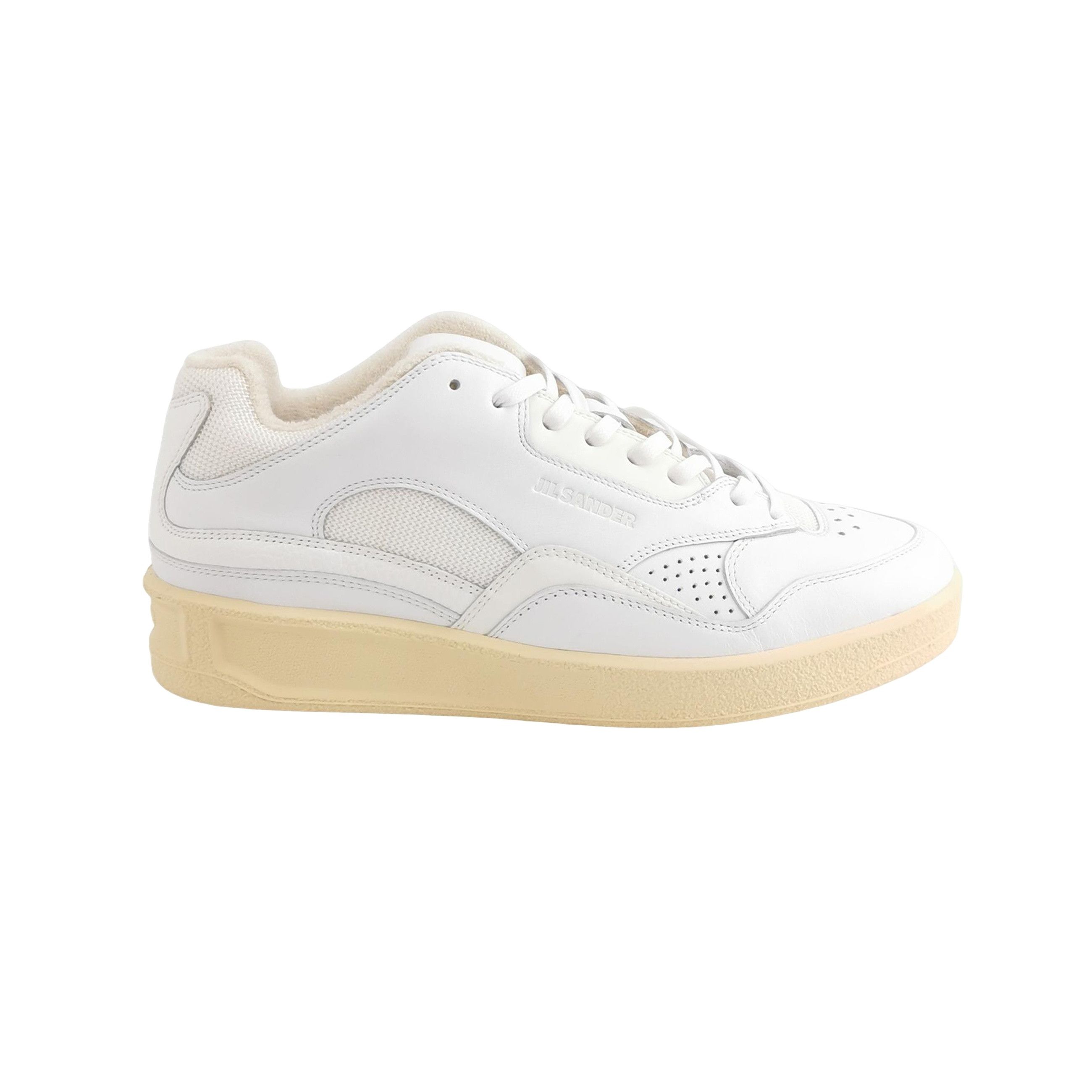 Jil Sander Jil Sander Leather Logo Low-Top Sneakers 41 Size US 8 / EU 41 - 1 Thumbnail
