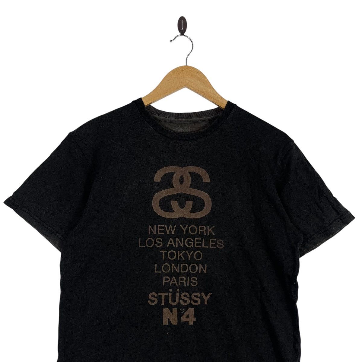 Stussy Stüssy World Tour No.4 City Stack T-Shirt NY LA Tokyo London Size US M / EU 48-50 / 2 - 2 Thumbnail