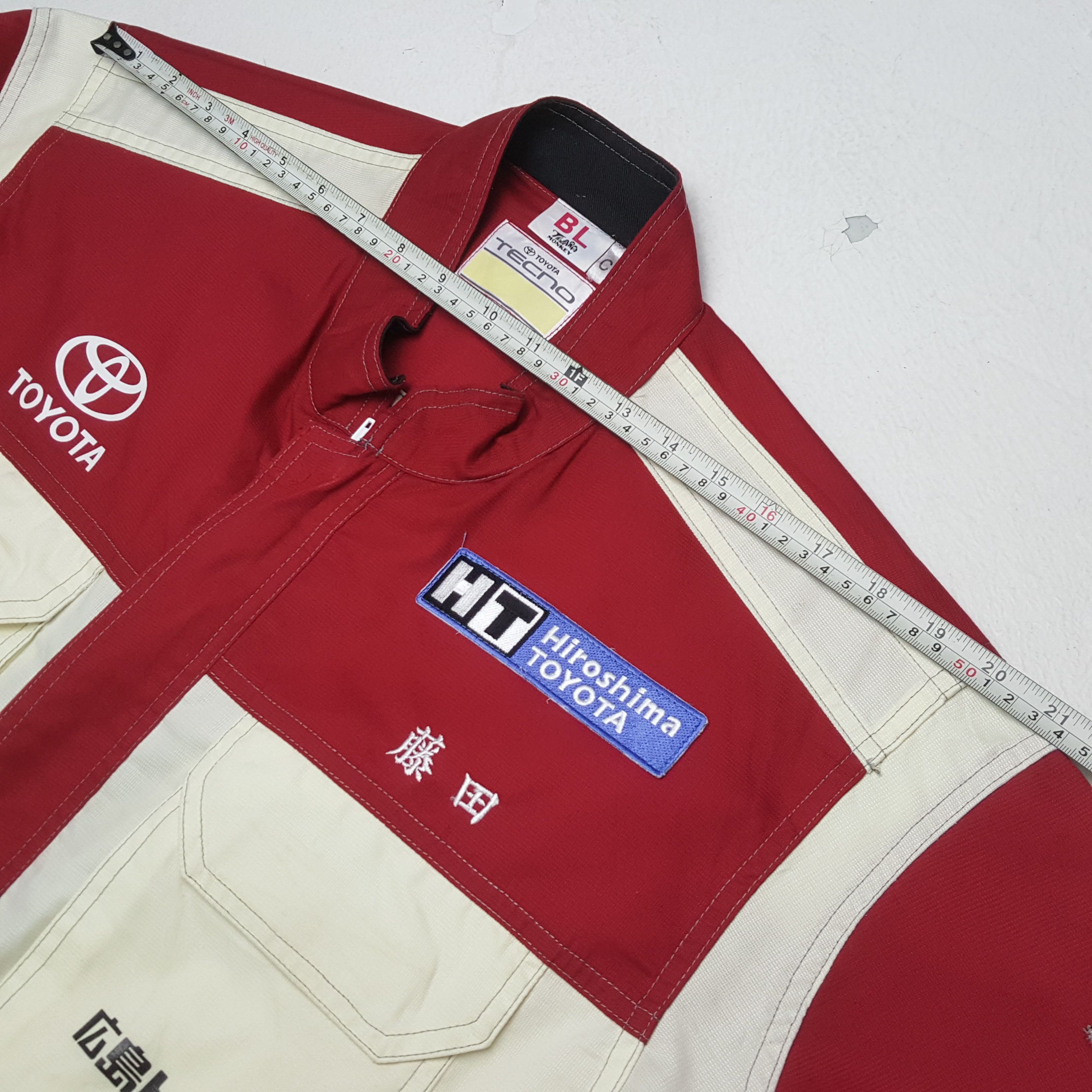 Japanese Brand × Vintage Vintage TOYOTA Japanese Motorsports Racing Coverall Jacket Size US L / EU 52-54 / 3 - 9 Thumbnail