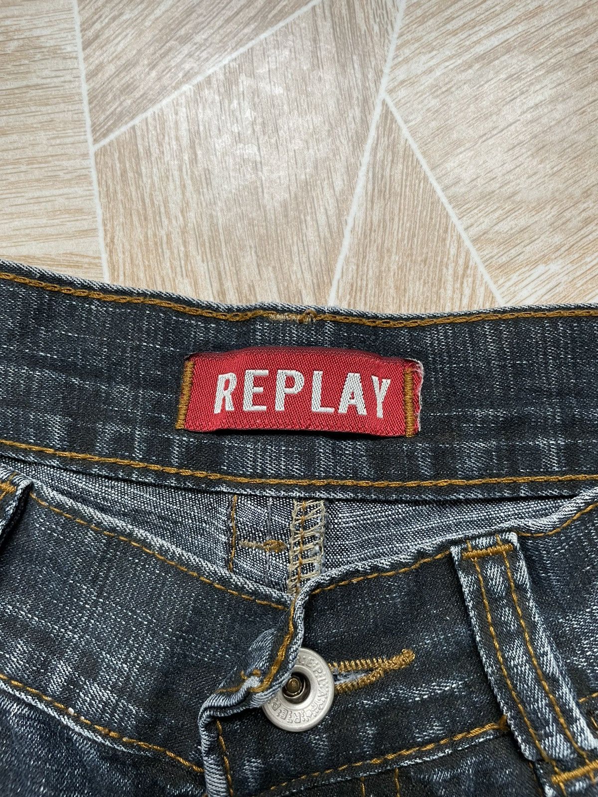 Japanese Brand × Replay × Vintage Y2K Archive Rare Italy Designers Vintage Replay Denim Jeans Size US 31 - 13 Thumbnail