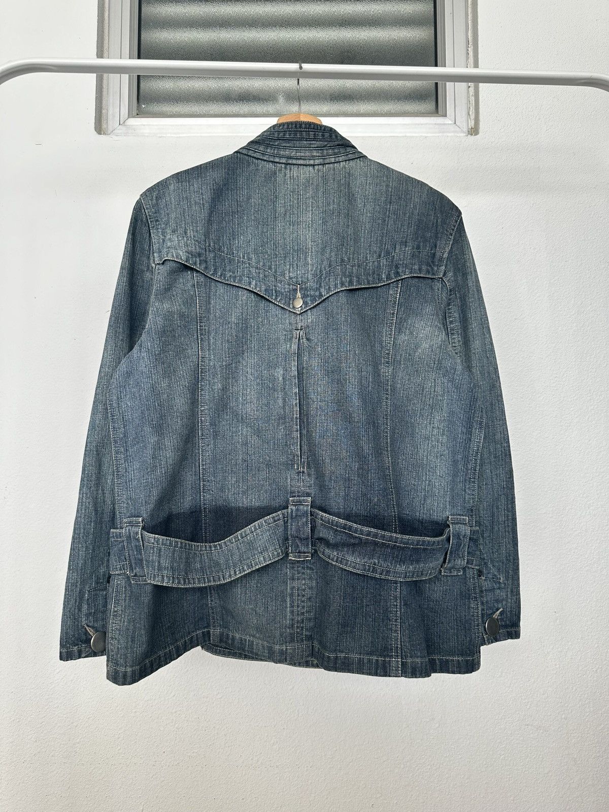 Comme Ca Ism 00's Eastboy double breasted hybrid denim jacket Size US M / EU 48-50 / 2 - 16 Thumbnail